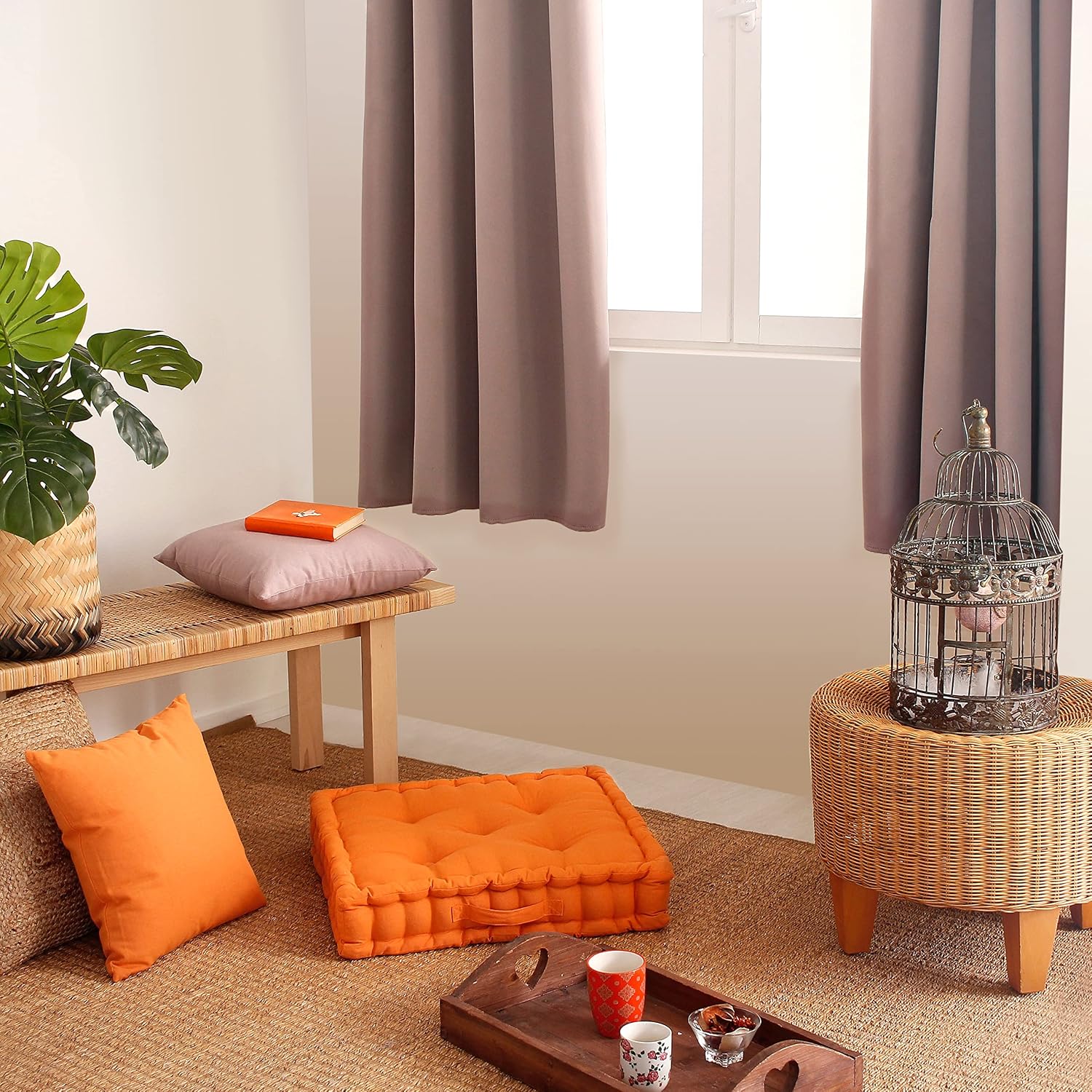 Enjoy Home 2010an140180 Blackout Curtain with 8 Eyelets Polyester 40 x 27 cm, Grey, 40x27, W 10.6" x L 15.7" (1 Panels)