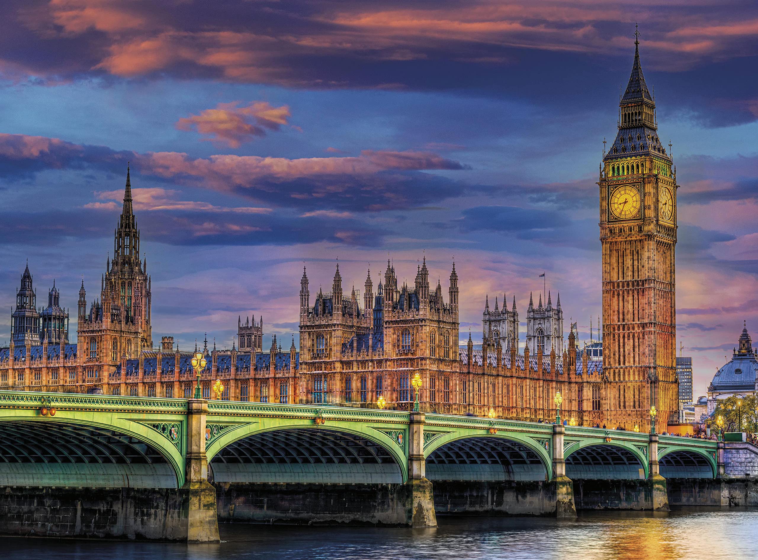 Clementoni - 35112 - High Quality Collection Puzzle The London Parliament - 500 Elementów - Puzzle Dla Dorosłych