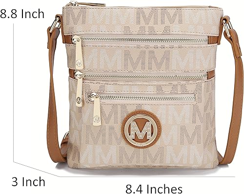 Miniatura 5 de MKF Collection Women's Crossbody Bag, PU Leather Adjustable Strap Handbag, Crossover Bag Purse, Shoulder Bag by Mia K