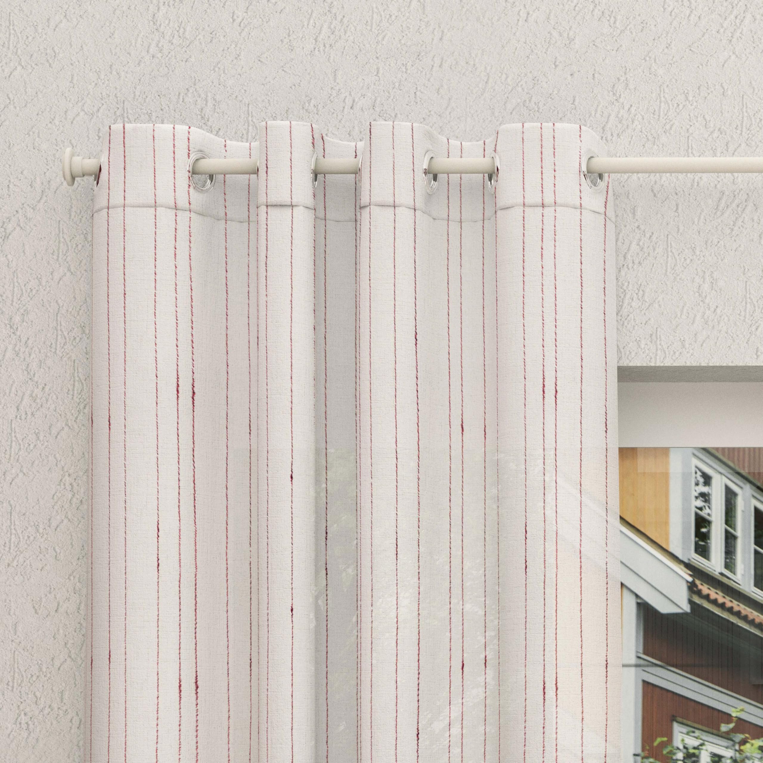 Soleil d'ocre, Charlie Eyelet Curtains 135 x 250 cm