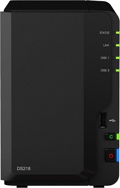 Synology DS218 8TB 2 Bay NAS Lösung | Eingerichtet mit 2 x 4TB Seagate IrownWolf Fährt - 2