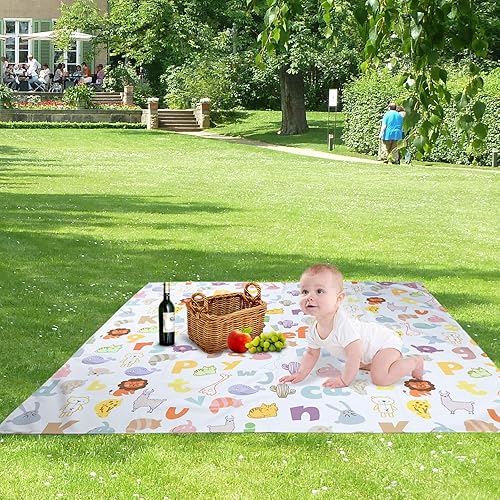 Miniatura 11 de Tapete de salpicaduras para bebé debajo de la silla alta, tapete de salpicaduras de 51 x 51 pulgadas, tapete impermeable y lavable, protector