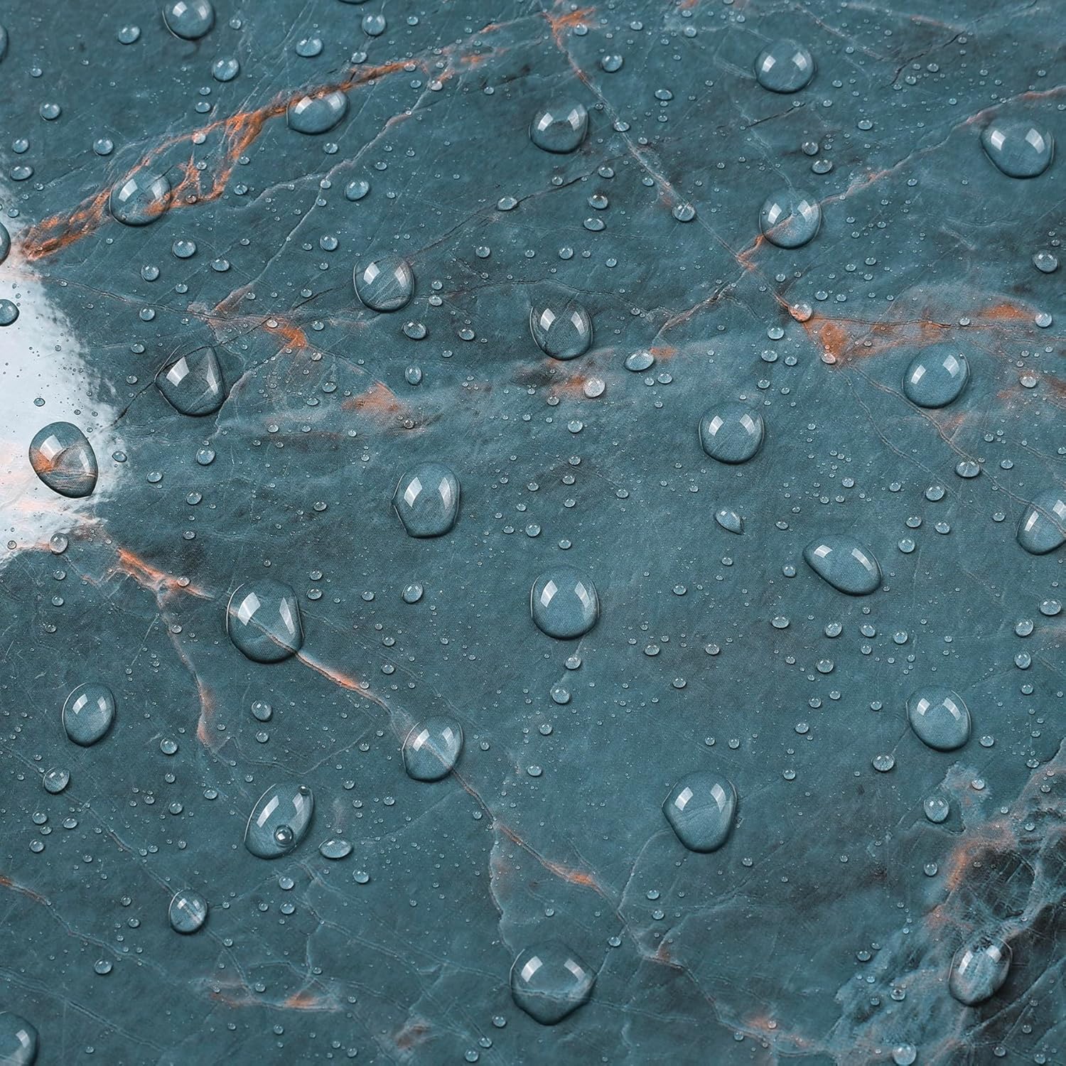 30x120 Inch Slate Blue Marble Vinyl Wrap Glossy Blue Marble Contact Paper for Countertops Waterproof Countertop Contact Paper Marbles Wallpaper for Kitchen Removable Counter Top Vinyl Wrap