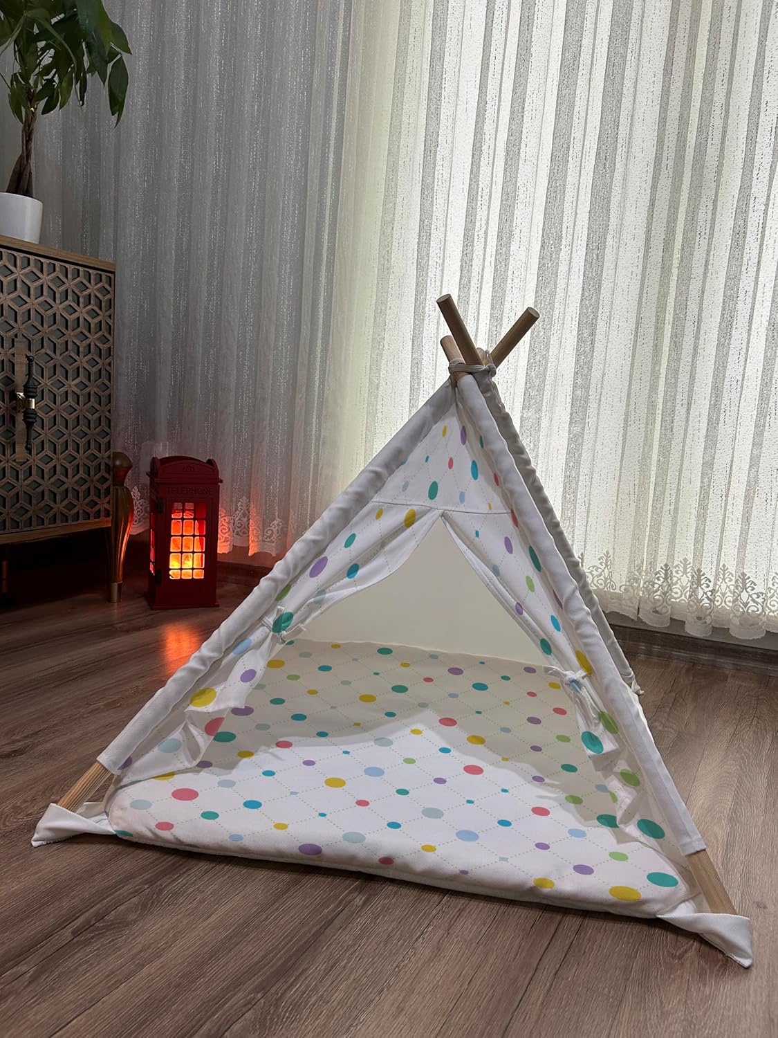 Pet Tent, pet Teepee, cat Teepee, Dog Teepee, cat House, Dog House, Teepee for Pets 69