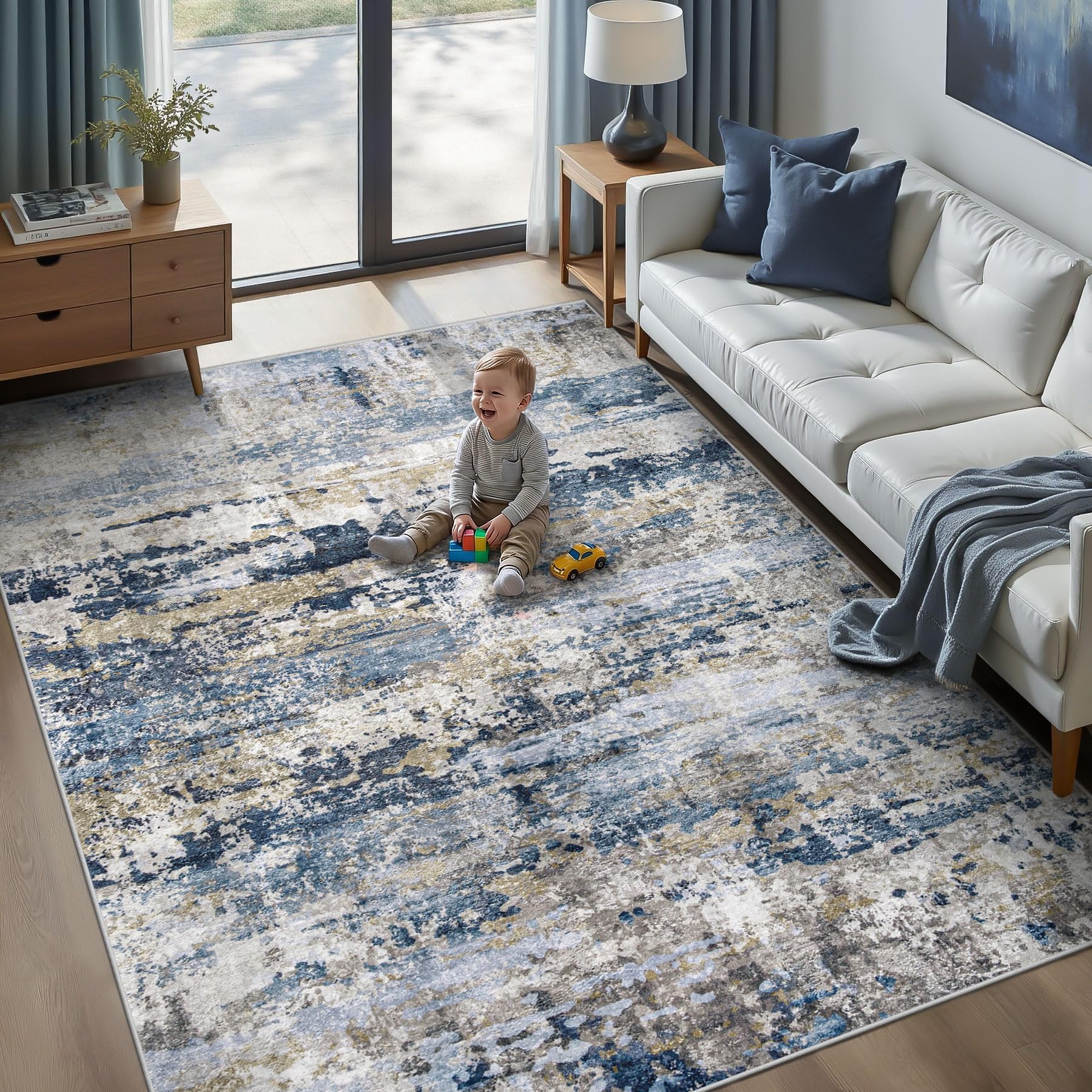 pmtsns 6x9 Abstract Area Rug