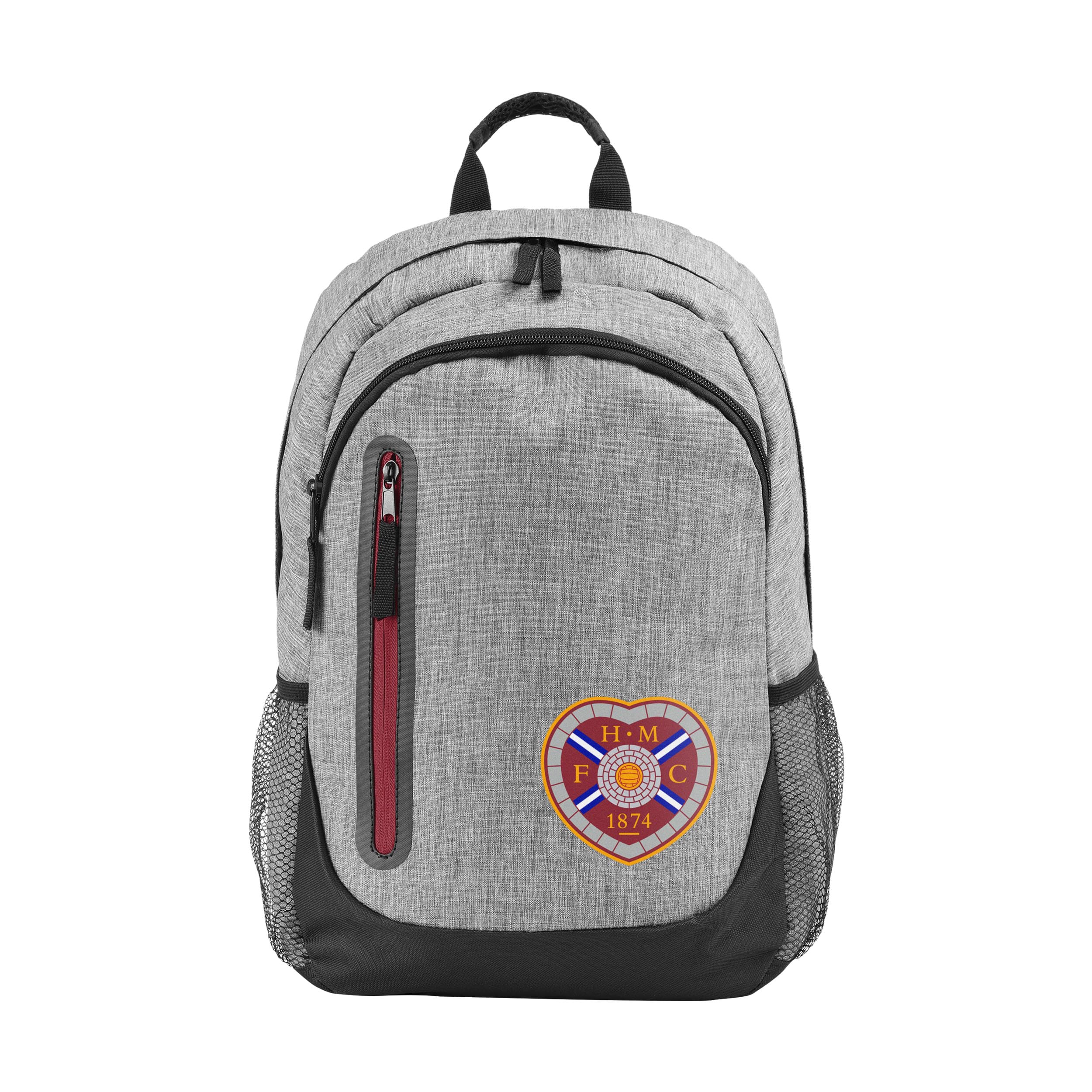 FOCO Officially Licensed Heart of Midlothian FC Grey Football Backpack