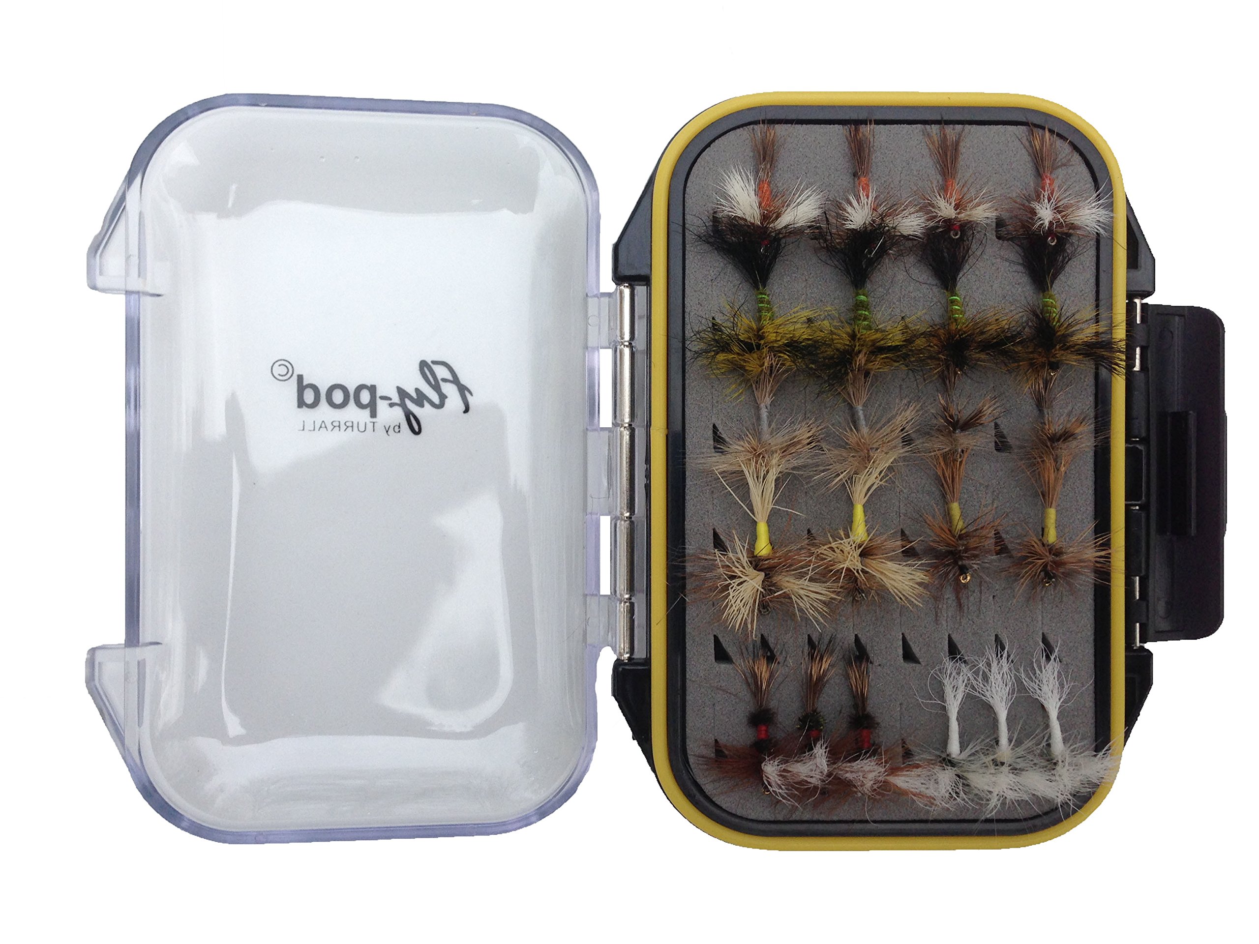 Fly-Pod Wędkarstwo Wybór muchy - 22 suche muchy wulff