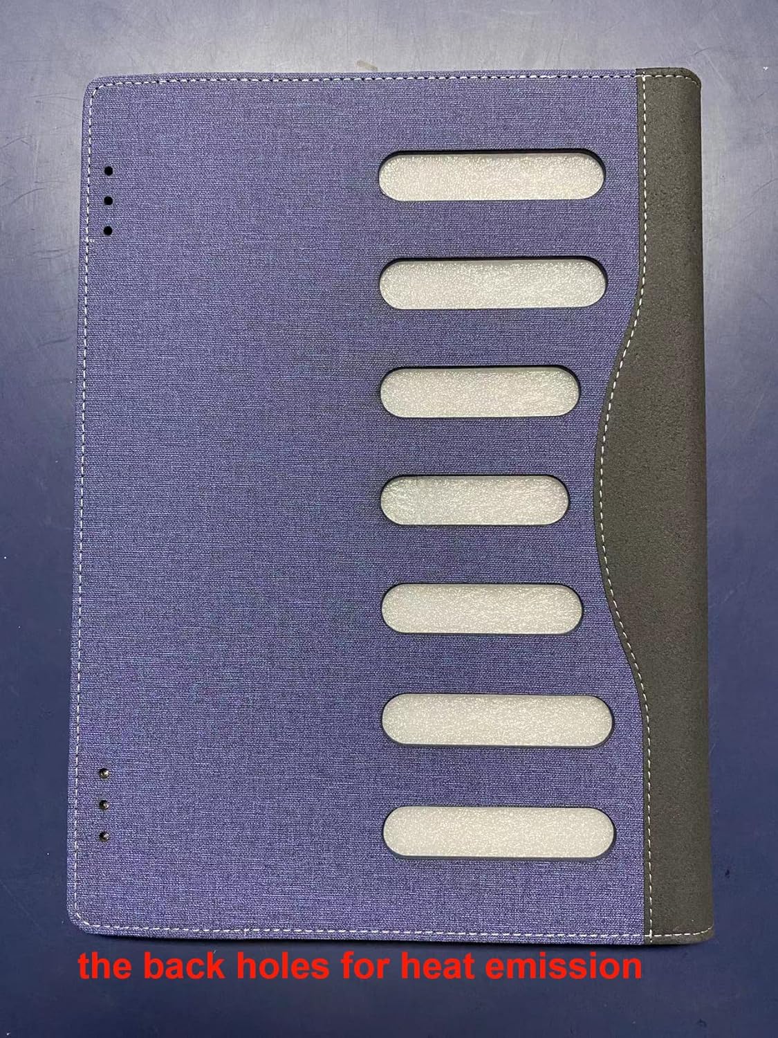 14-EB Case for HP EliteBook 725 820 830 G3 G4 ProBook x360 435 G7 G8 G9 G10 Chromebook 14ct-cd 14 Inch Cover Protective Skin Sleeve PU Leather Pouch (Blue)