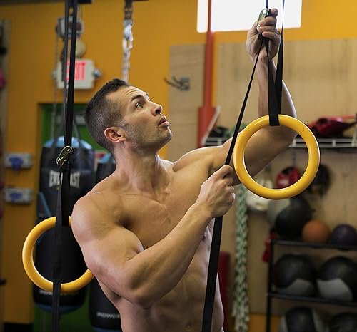 Miniatura 6 de Anillos de gimnasia Nayoya para todo el cuerpo fuerza y entrenamiento muscular