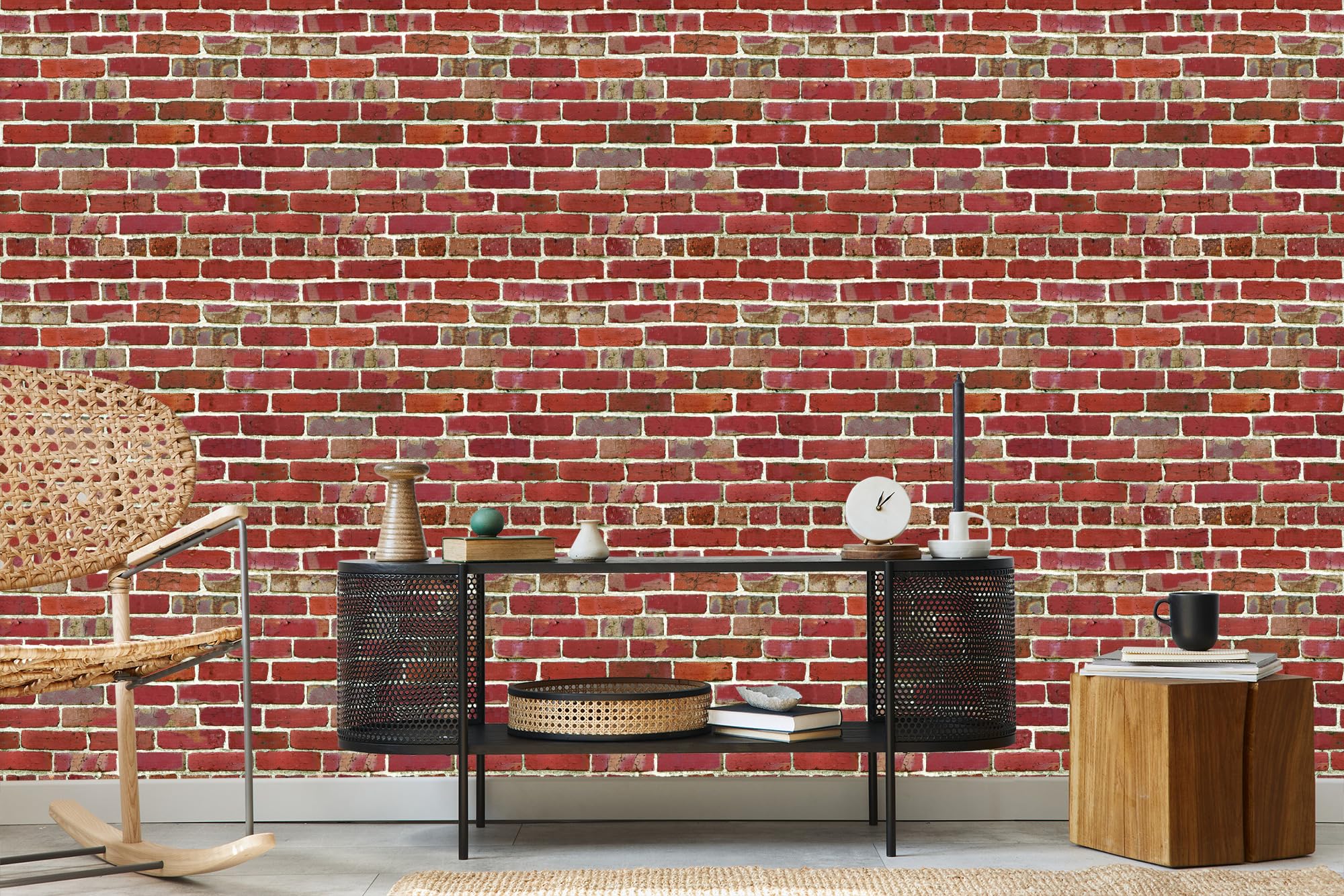 Decoración de Pared, Ladrillo y pared 3D, 50 x 1000 cm