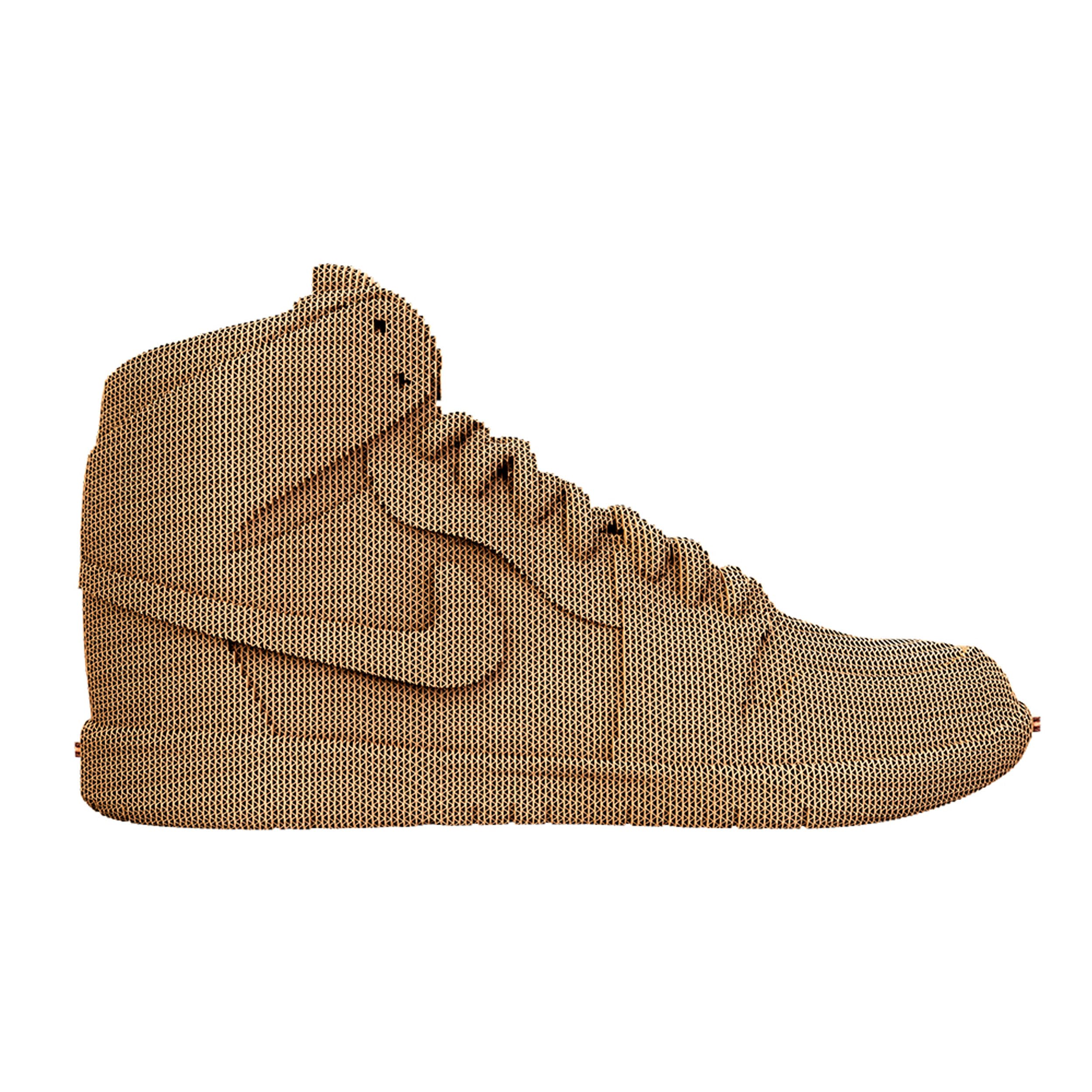 3D Puzzle Sneaker Aus Recycelter Pappe – 89 Teile, Ca. 14,5 Cm Groß