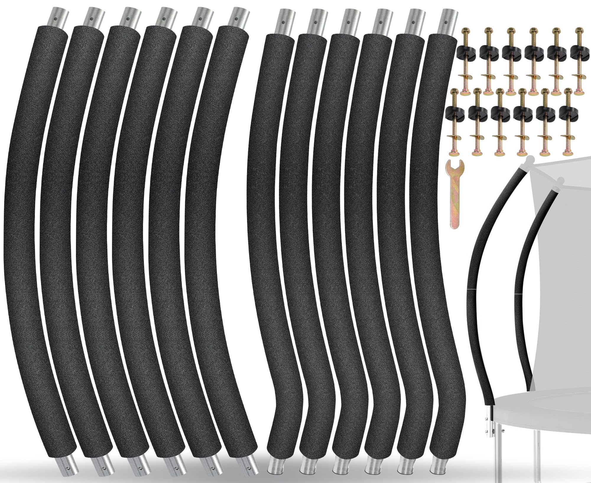Trampoline Poles Replacement for Skywalker Or Jumpzylla Trampoline Net