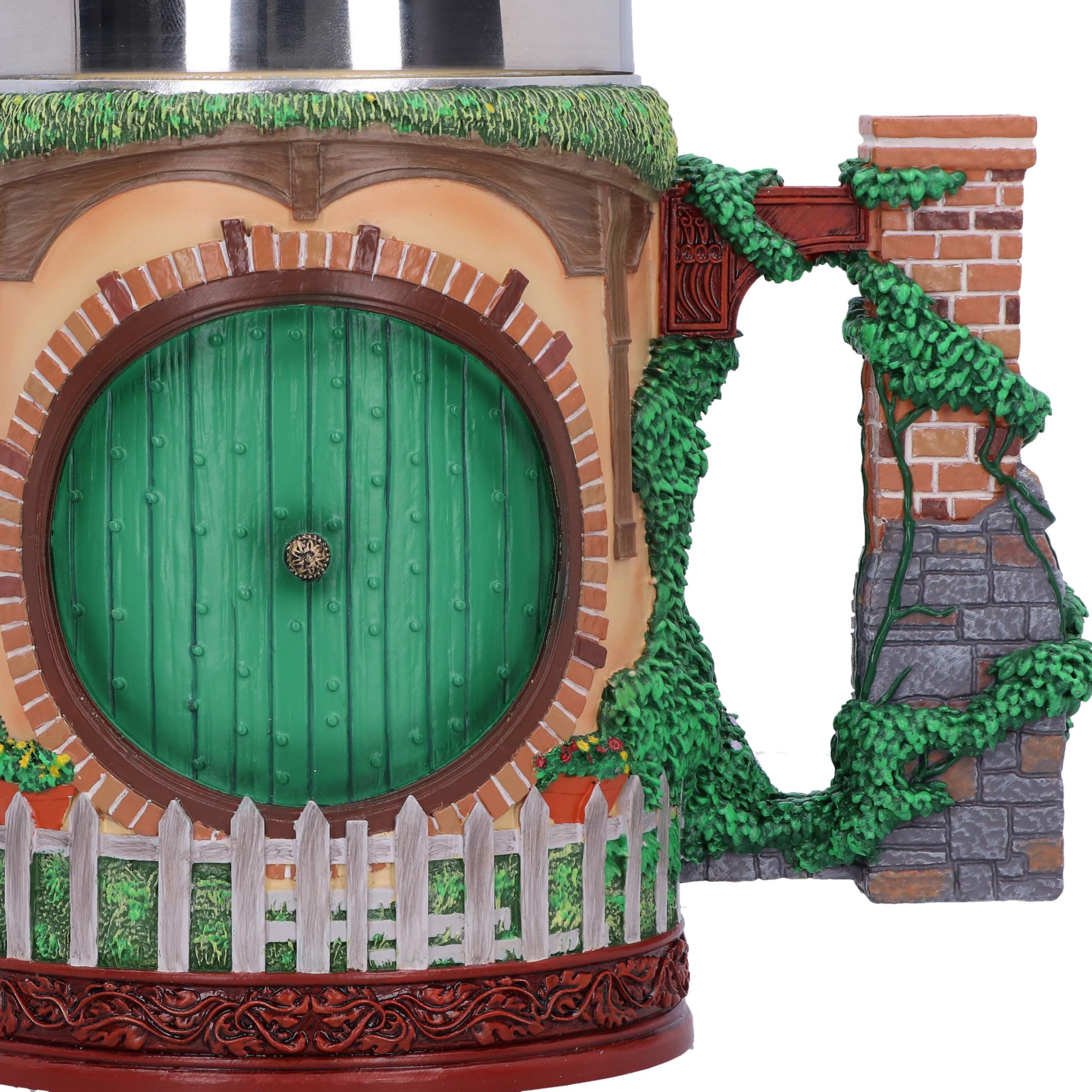 Nemesis Now Lord of the Rings The Shire Bierkrug, 15,5 cm, aus Kunstharz, offiziell Lizenziertes Herr der Ringe Merchandise, Details True to The Shire™, gegossen aus feinstem Harz, fachmännisch