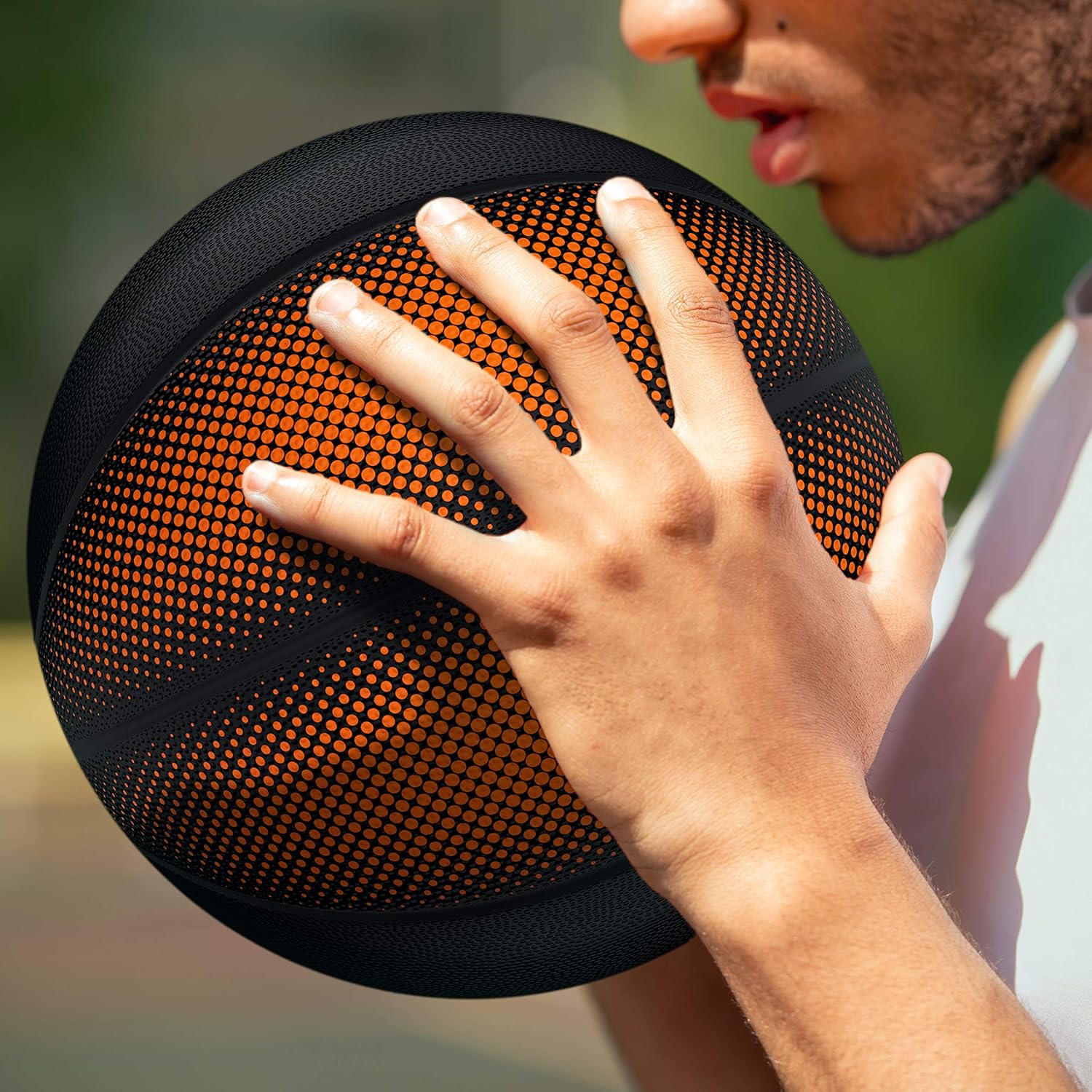 Millenti Street Basketball, Outdoor-Indoor Basketball for Kids, Youth, and Adults, Size 5/6/7