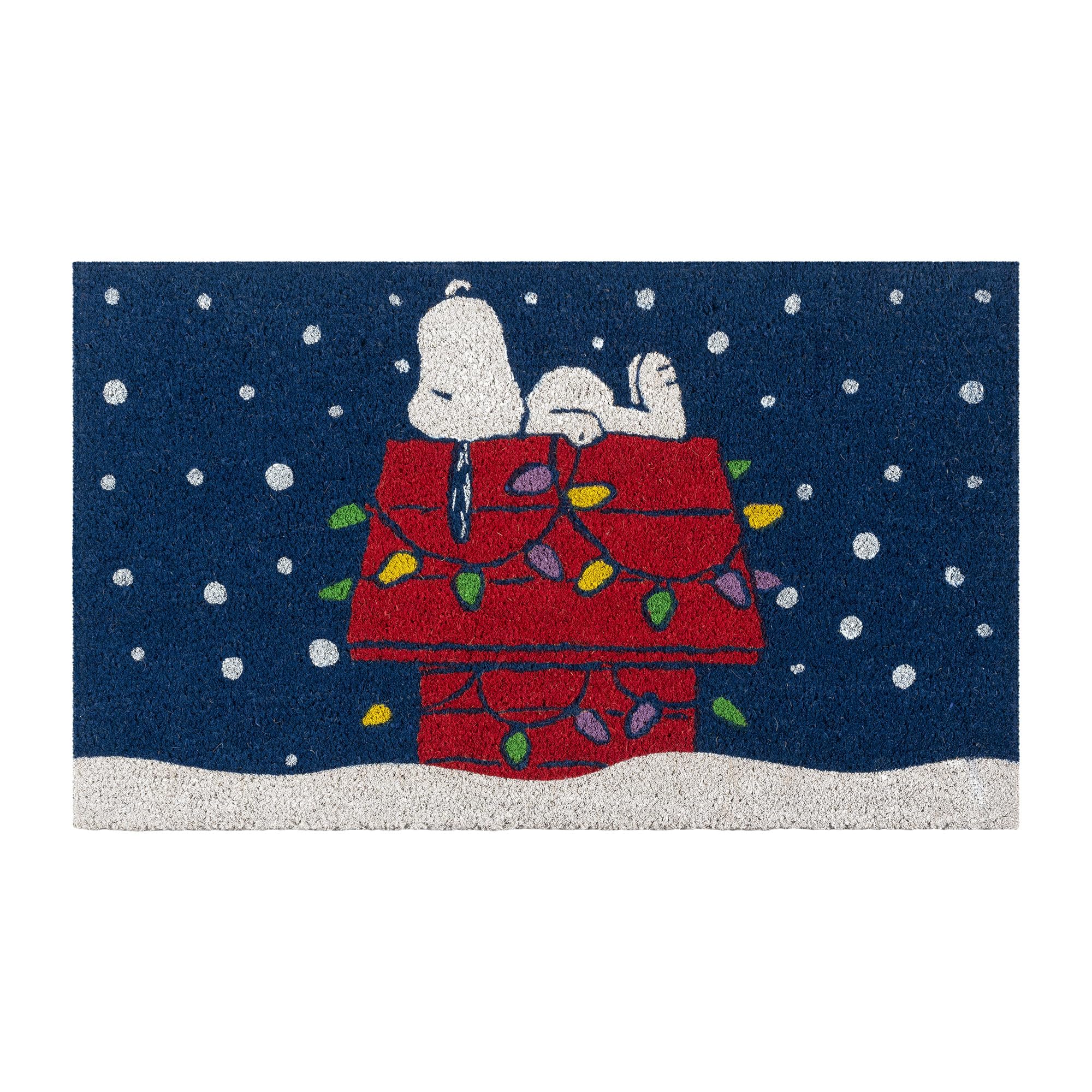 Gertmenian Peanuts Coir Mat (2Pack), Indoor Outdoor Mats for Front Door, Home Entrance