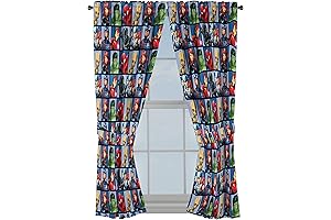 Jay Franco Marvel Avengers Team 63" inch Drapes 4 Piece Set - Official Marvel Product