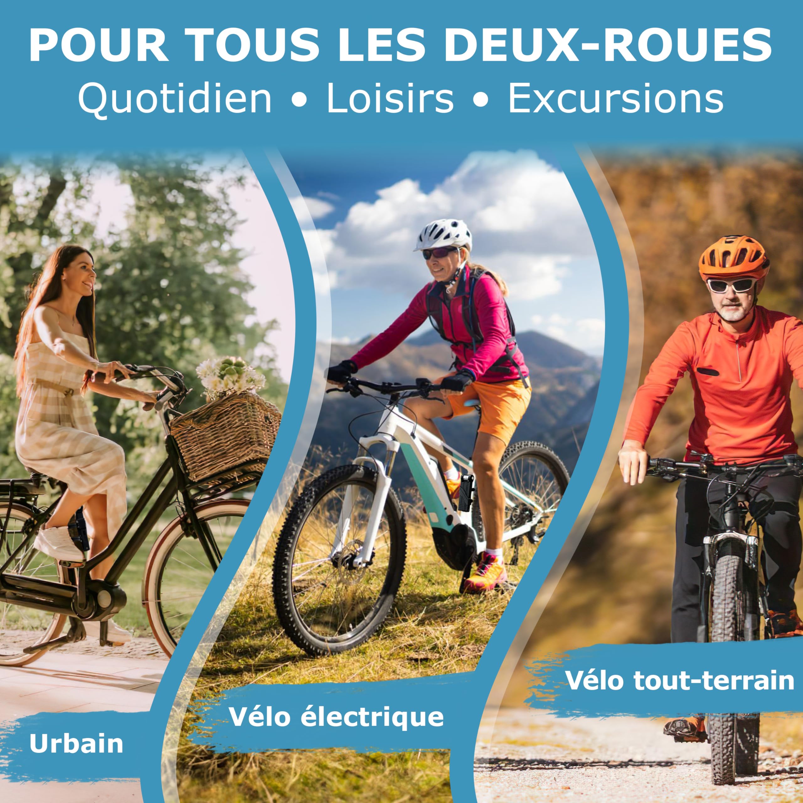 WIDDER 120cm Antivol vélo extrêmement sûr Serrure à combinaison [Niveau Titan-Acier 15] Antivol pliant vélo de 120 cm Serrure à combinaison avec support - Antivol vélo électrique & e-scooter avec code