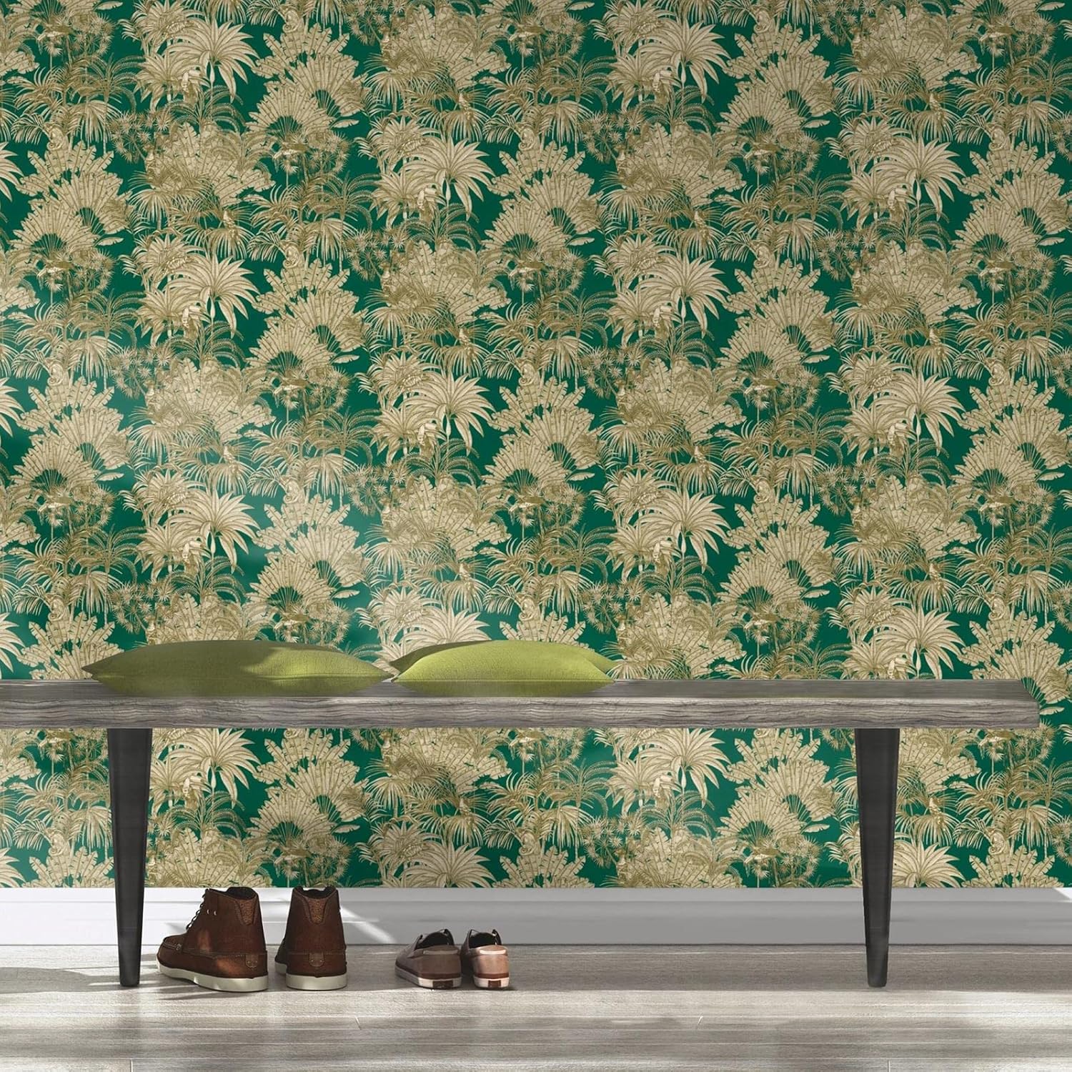 Zoya Trees Wallpaper Modern Tropical Jungle Themed Wallpaper for