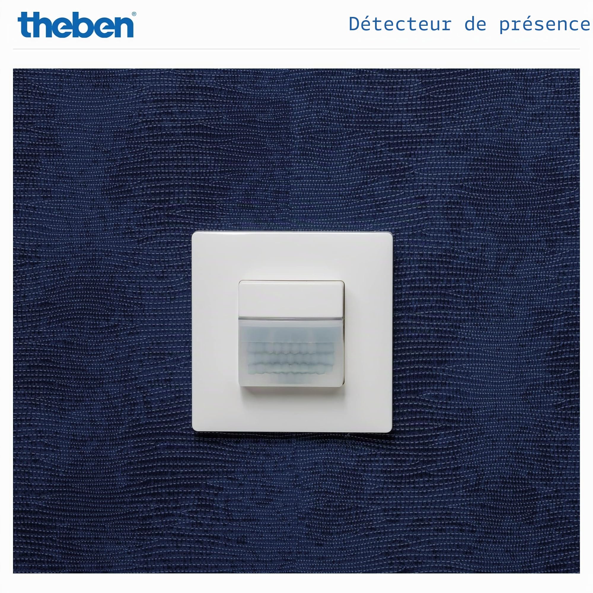 Theben 2060655 theMura S180-101 encastré WH détecteur de présence PIR