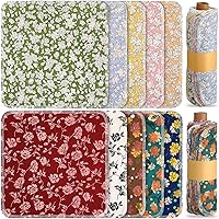 Vista 26 de Redbaker 50 piezas de toallas de papel reutilizables paños de algodón reutilizables sin papel toallitas absorbentes lavables para inodoro con rollo