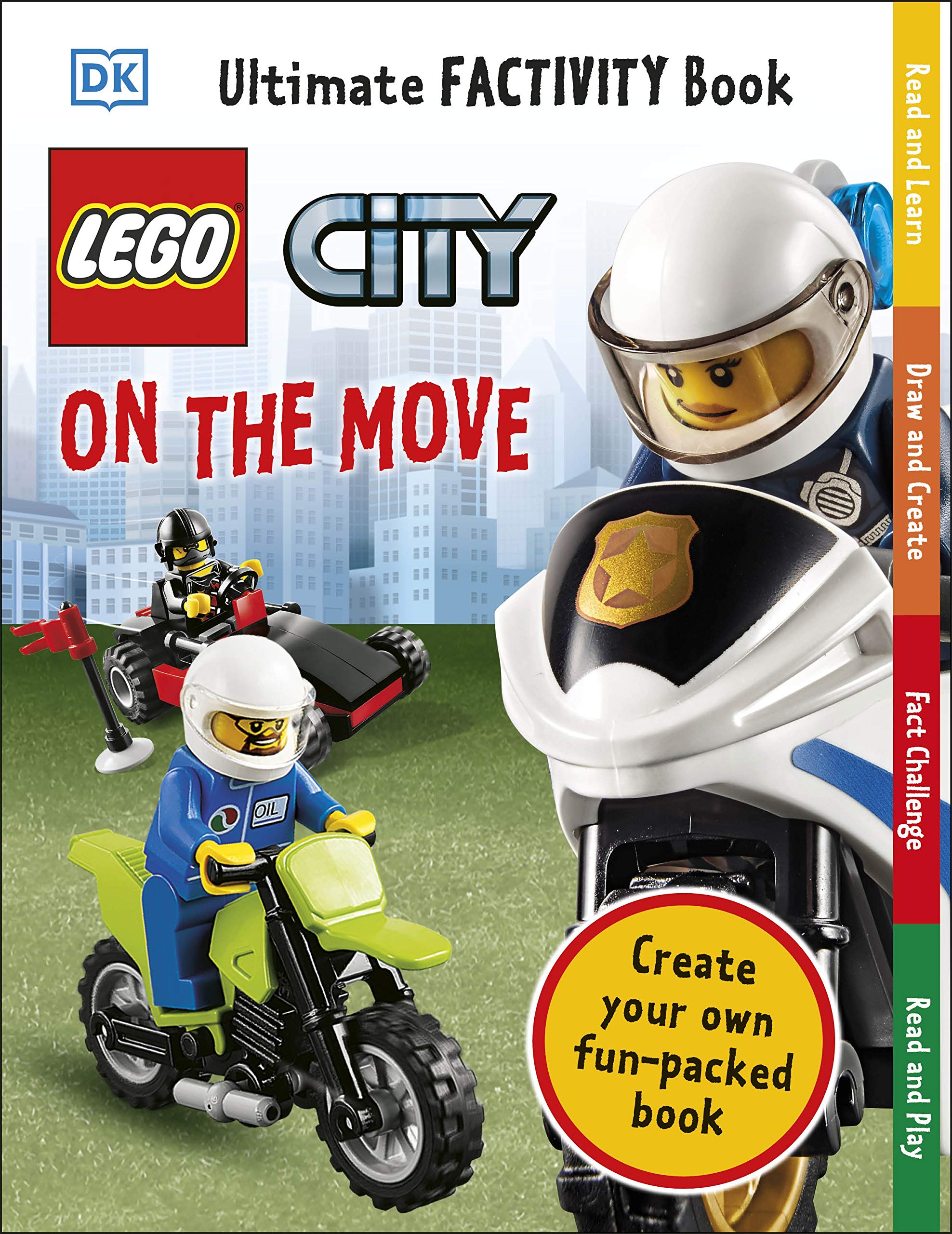 LEGO City On The Move Ultimate Factivity Book Paperback – May 28, 2020