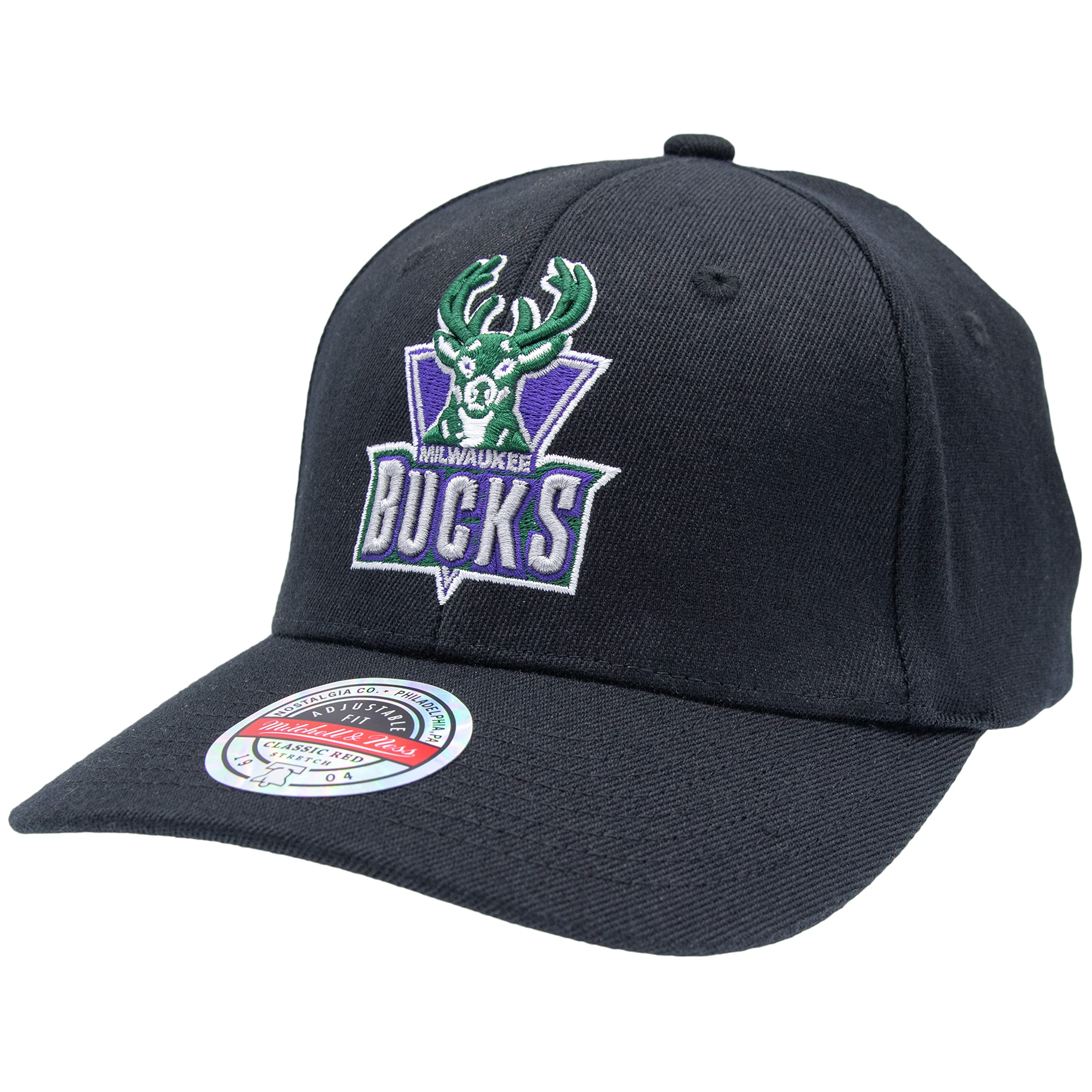 Mitchell & Ness NBA Team Logo High Crown Snapback, Black