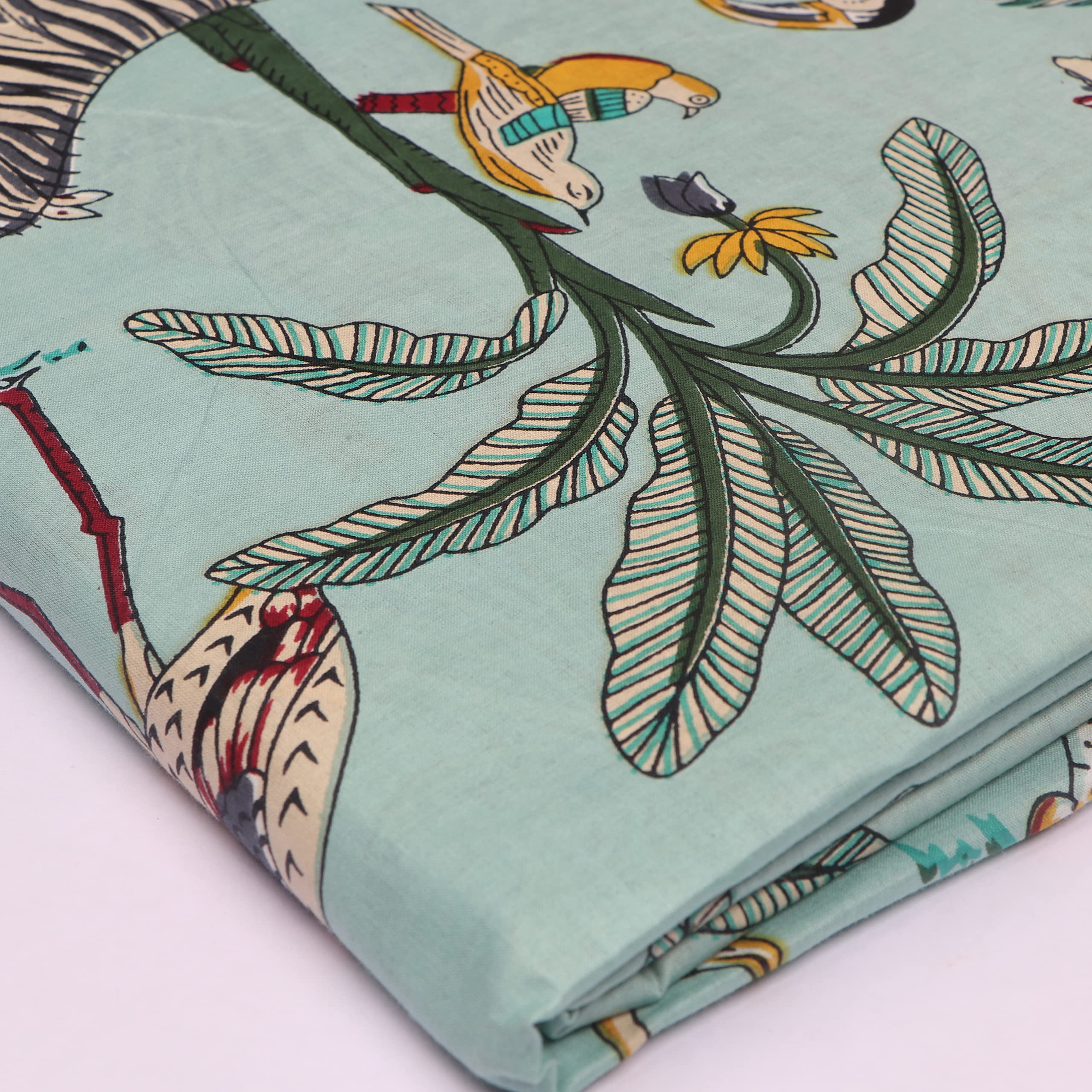 INDACORIFY Jaipuri Cotton Screen Print Soft and Breathable Material for DIY Projects Premium Quality Choose from Variou Color and Pattern Sewing and Crafting, Use for Crafts (2.5 Yards)