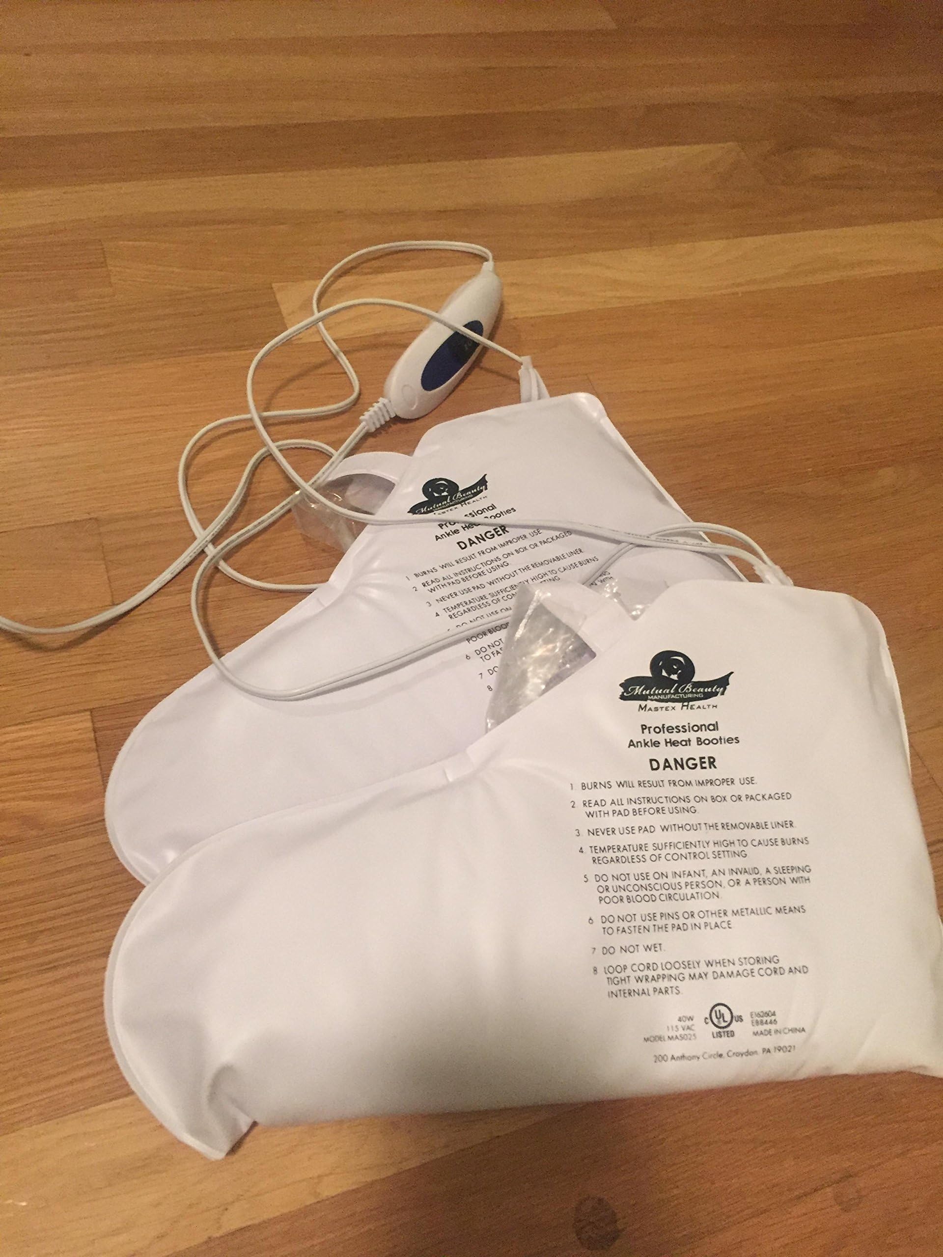 Electric Spa Beauty Ankle/Foot Warming Boots w/ Retail Box