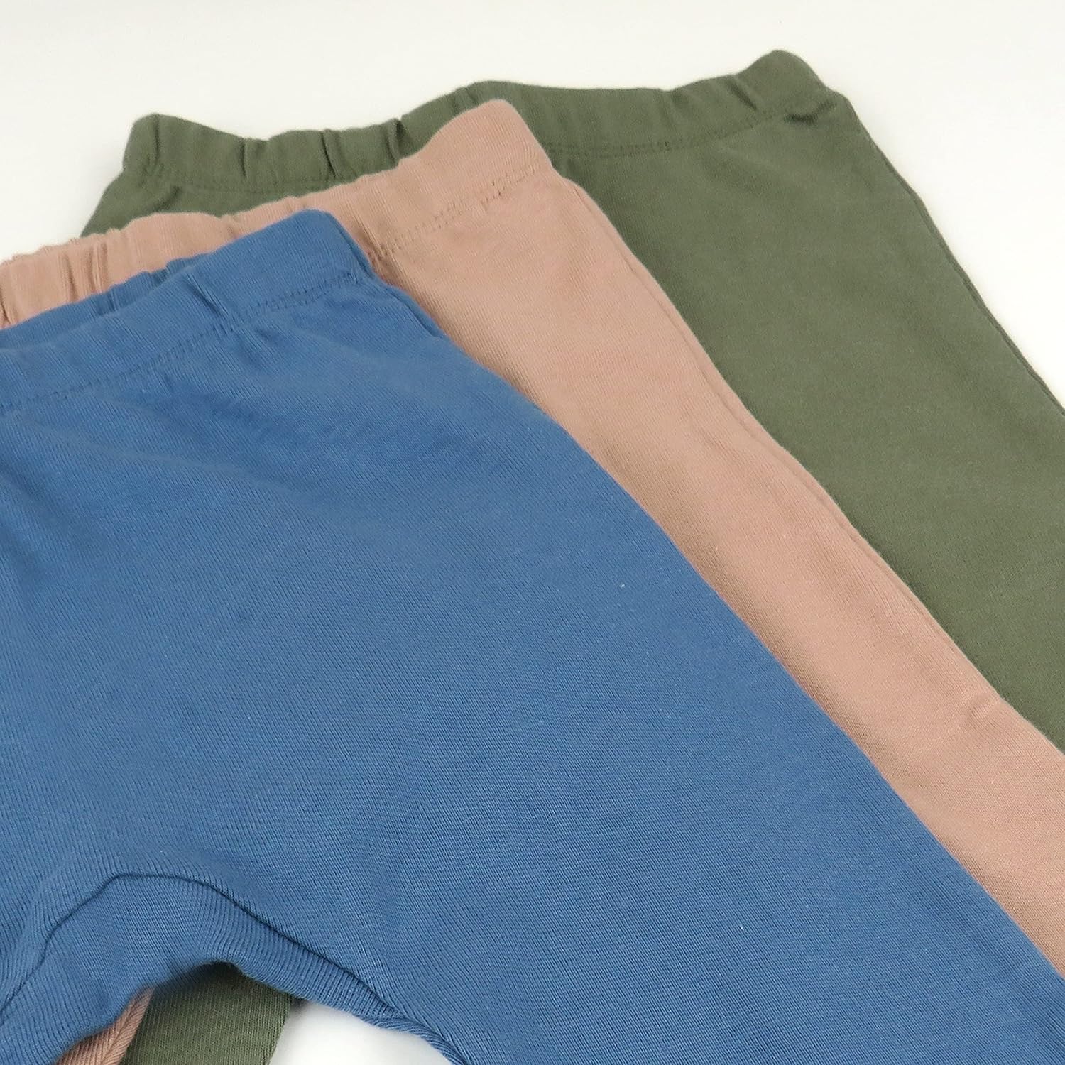 HonestBaby Unisex-Baby Multipack Harem Pants Roomy Fit Pull on Bottoms 100% Organic Cotton for Baby Boys, Girls - Image 3