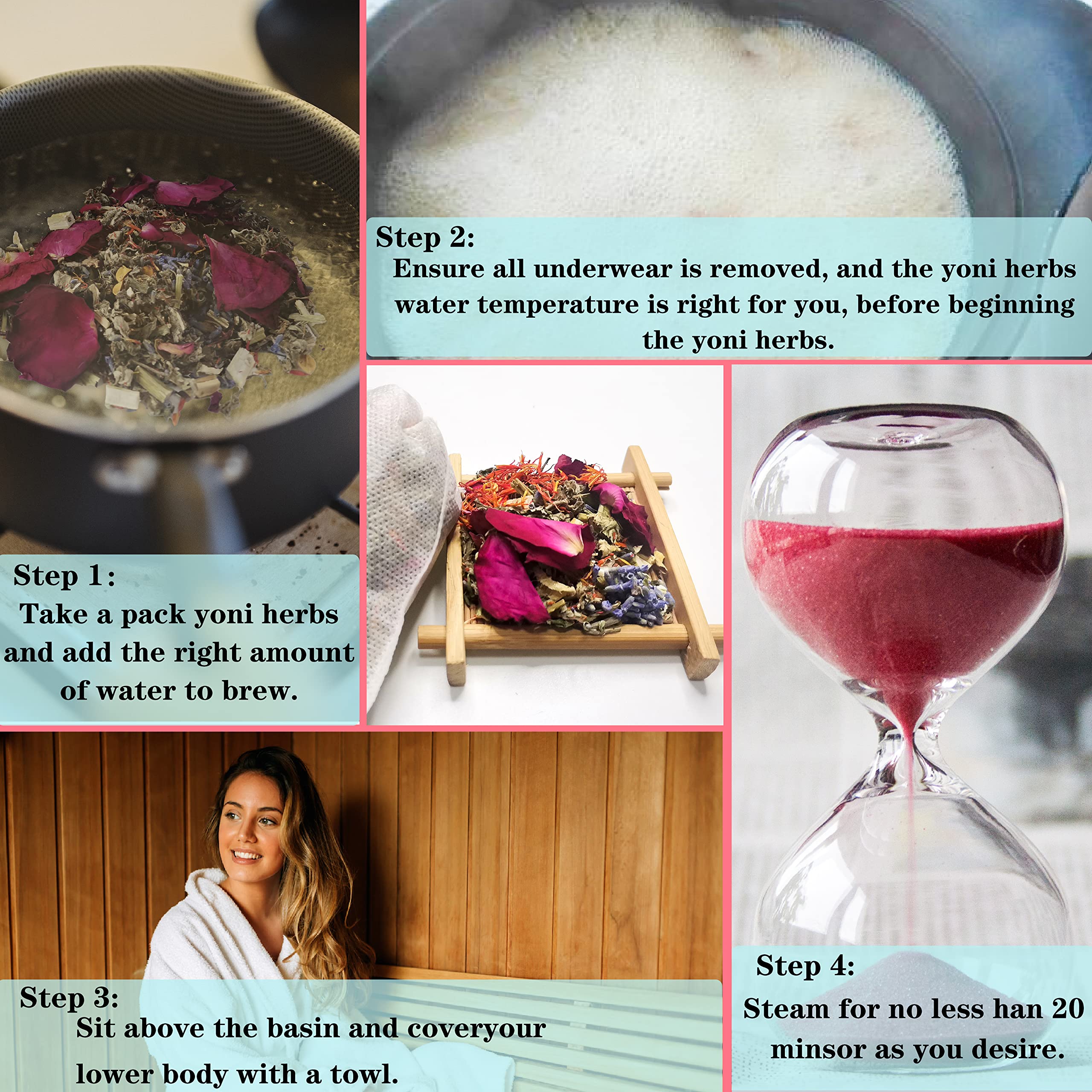 Yoni Steaming Herbs For V Steam Yoni Steam Herbs For Cleansing Natural 