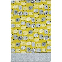Ulster Weavers Dotty Sheep Tea Towel - 100% Cotton - With Cute Animal Hand Drawn Design, Yellow - Kitchen and Cooking Gifts for Bakers & Chefs - Homeware & Kitchenware Range