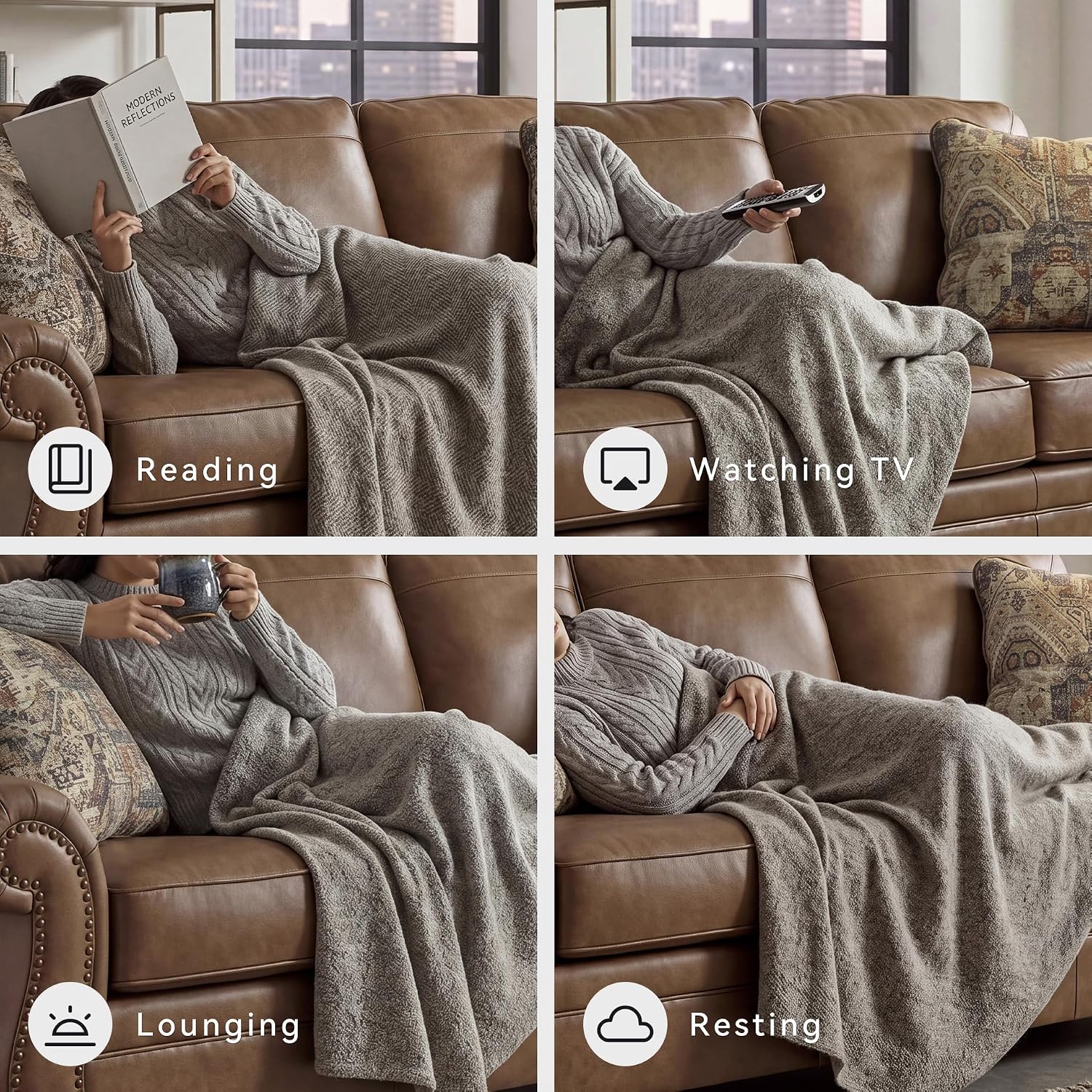 Signature Design by Ashley Faux Leather Sofa, Earth Brown, Chatterton | Nailhead trim accents and decorative turned legs, Sag-resistant platform foundation system, Fits 32 in minimum doorways