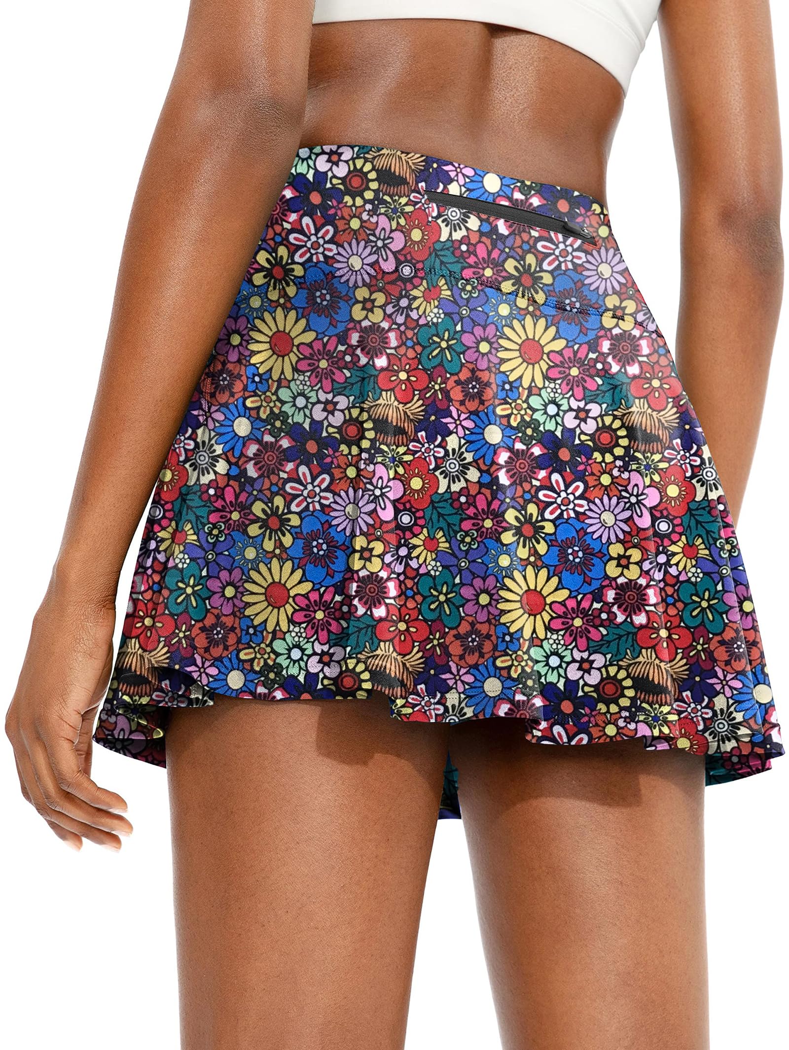 JhsnjnrWomens Pleated Tennis Skirt with Pockets Shorts High Waisted Athletic Golf Running Skorts Skirts
