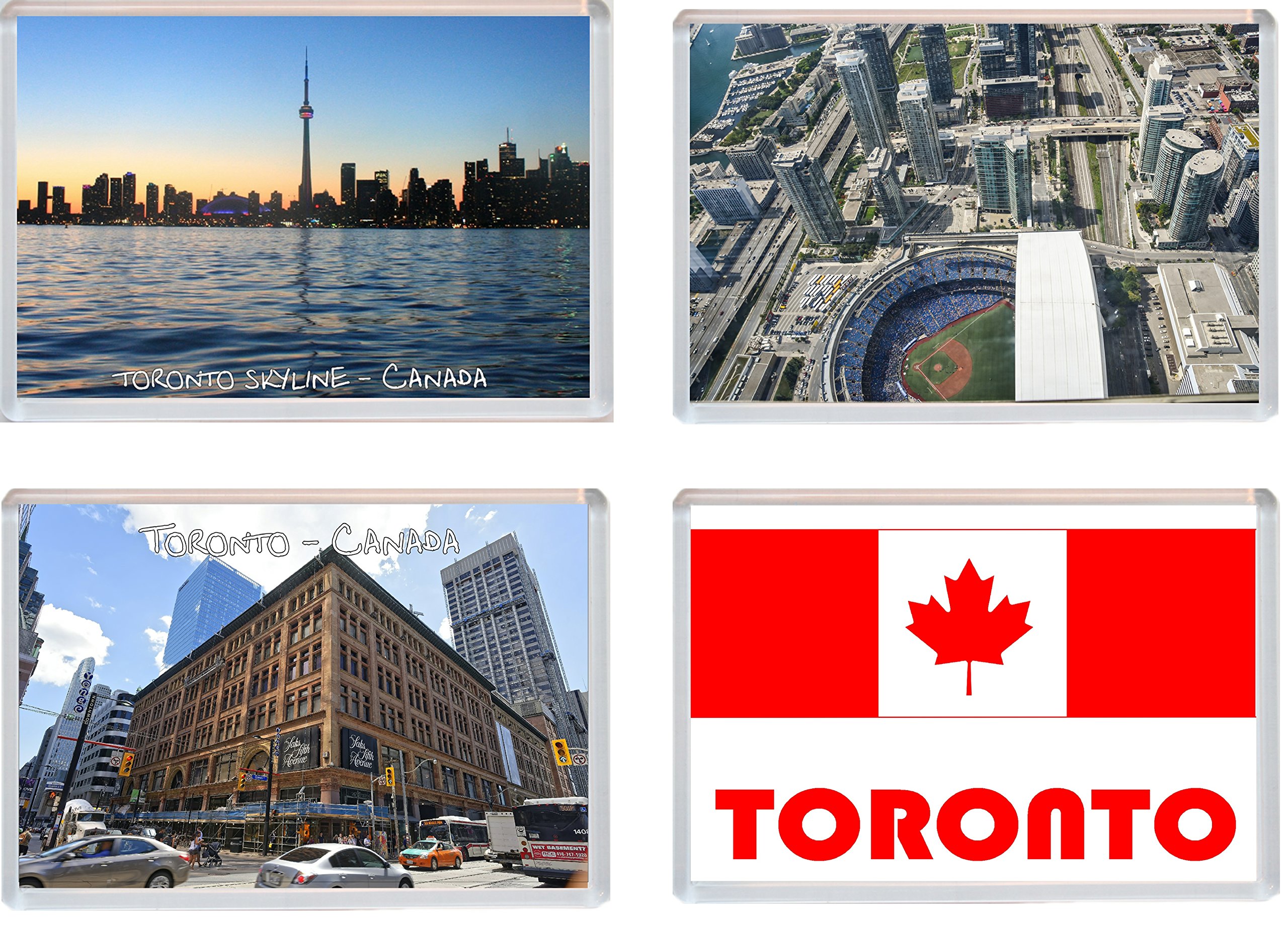 Toronto - Canada - 4 PACK - Jumbo Fridge Magnet/Magnets