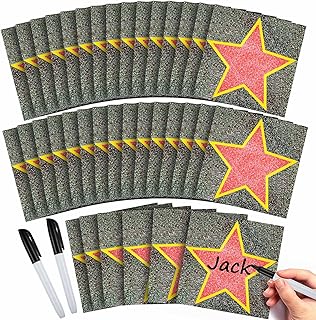 Gersoniel 38 Packs Movie Star Stickers, Red Carpet Party Decor