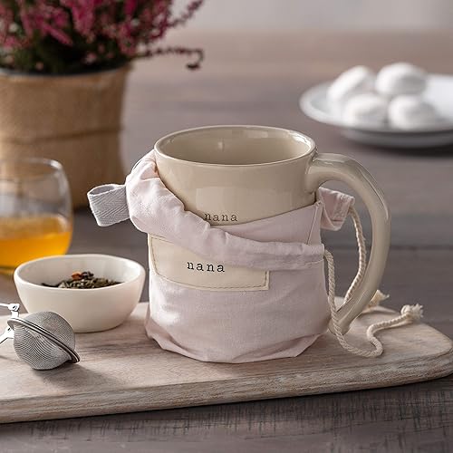 Miniatura 9 de DEMDACO Sisters Forever Heart Cream - Taza de café de cerámica de 16 onzas