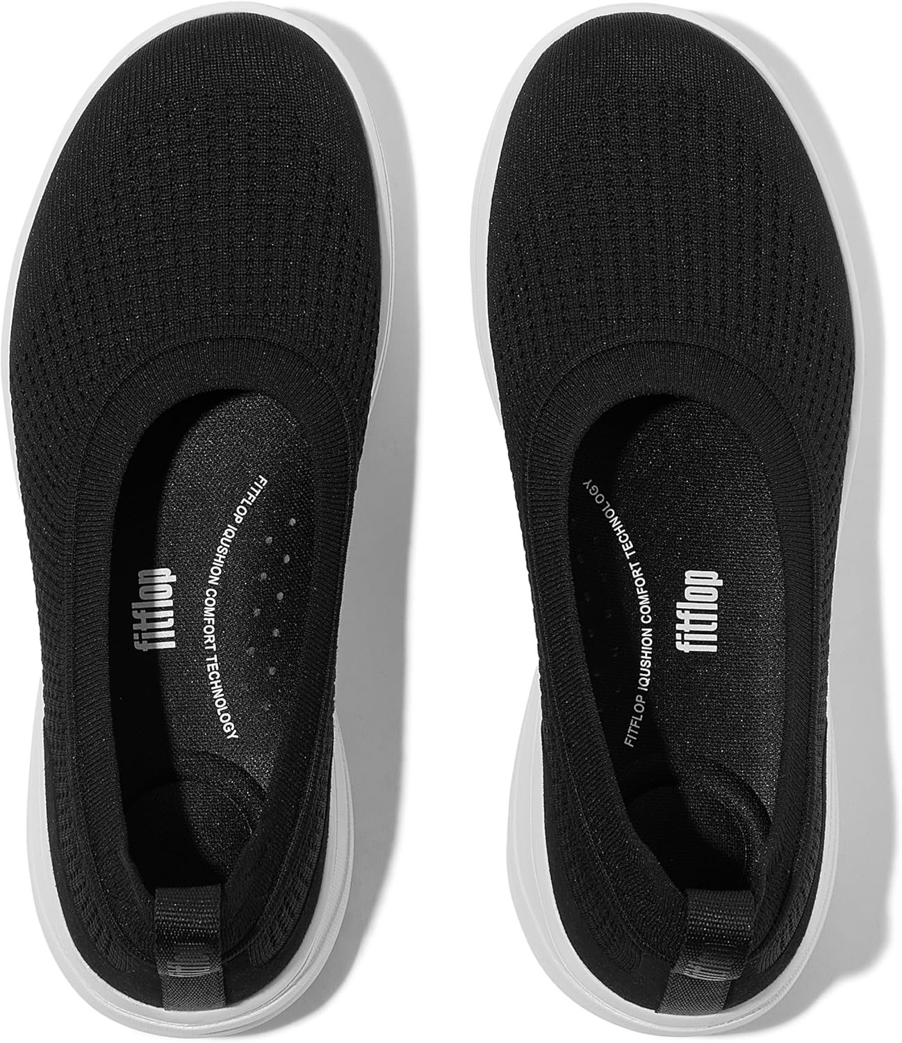FitFlop Womens Super-q Knit Ballet Flats