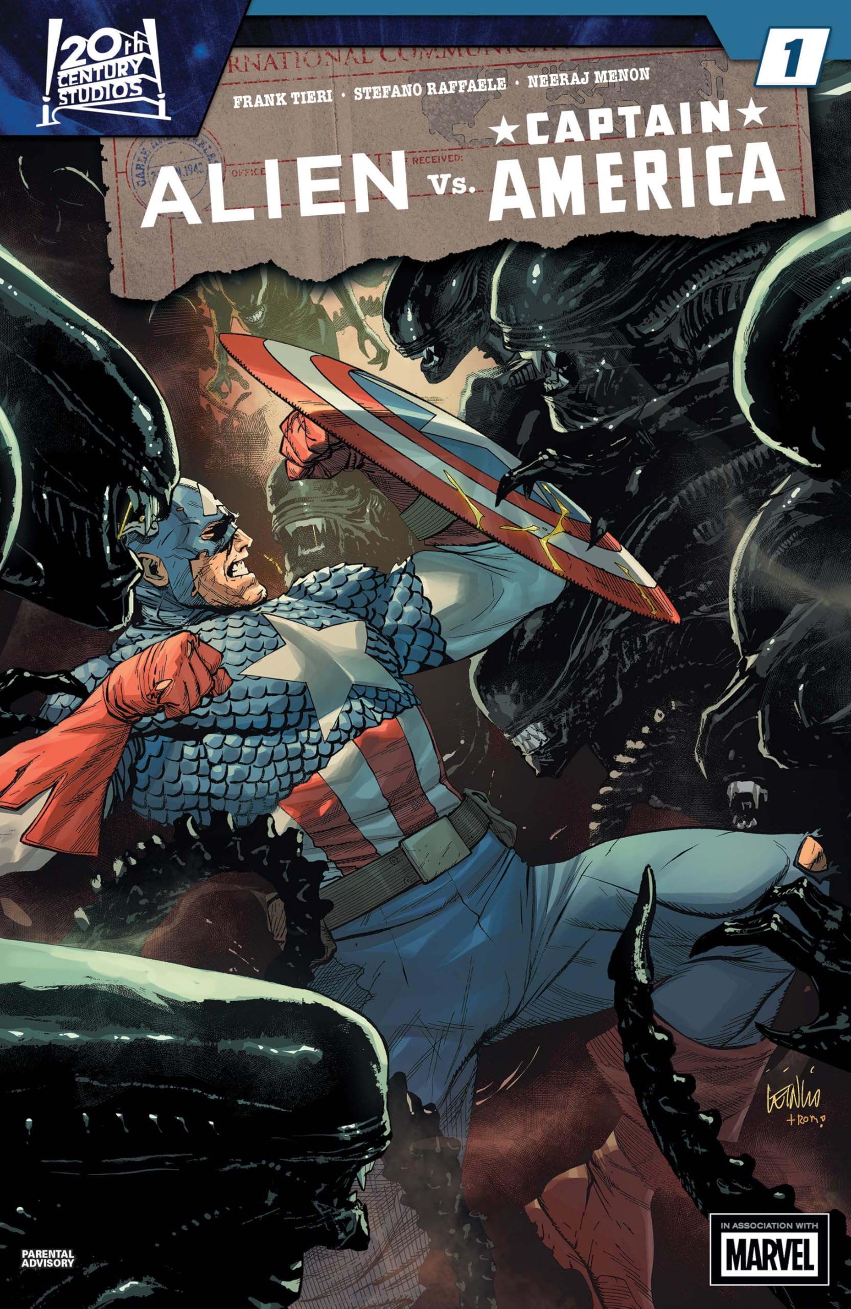 Alien vs. Captain America (2025-2026) #1 (of 4)