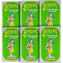 Tuna Fillets in Lemon 6 x 120 g Berthe Ramirez Portugal
