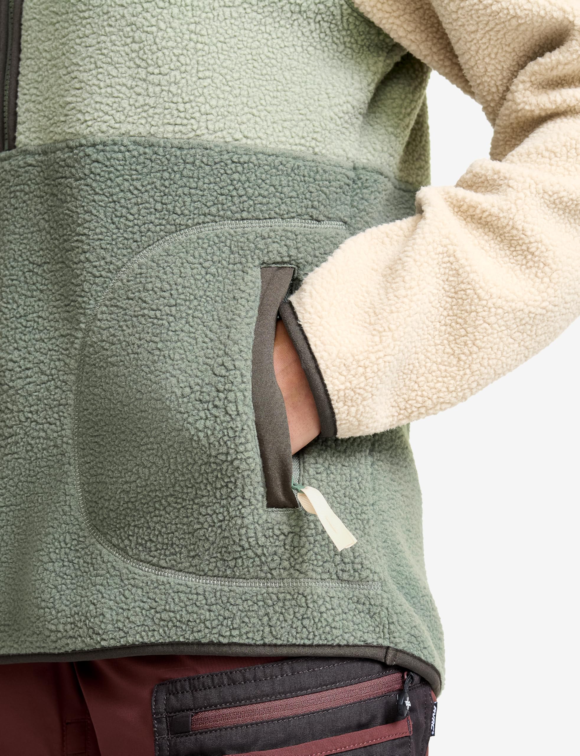 RevolutionRace Canyon Half-Zip Pile Fleece für Damen, Outdoor Teddy Fleecejacken perfekt für Wanderungen und Outdoor-Abenteuer