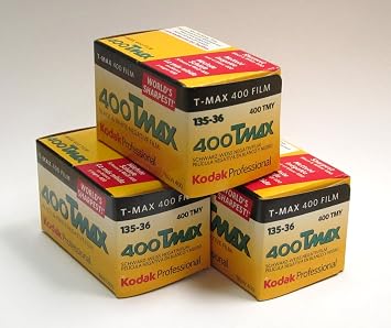 Kodak Tmax 400 36exp Black and White Film 3 Pack