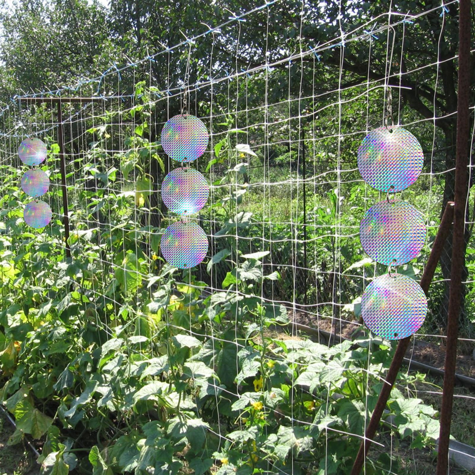 Vogelabwehr Scheiben 24 Stück - Holographische Ref Produktbild-Vorschau 4