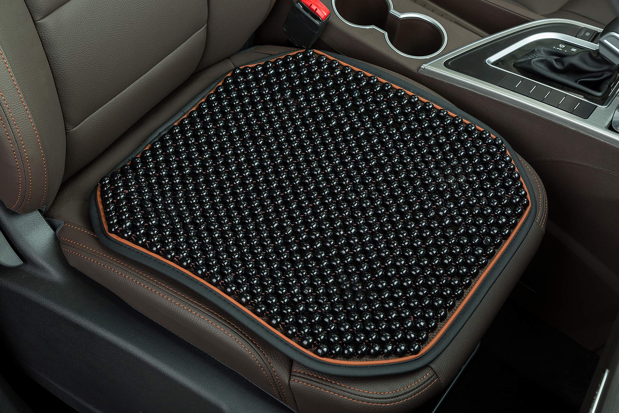 KENNISI Beaded Car Seat Cushion Massaging Durable Large