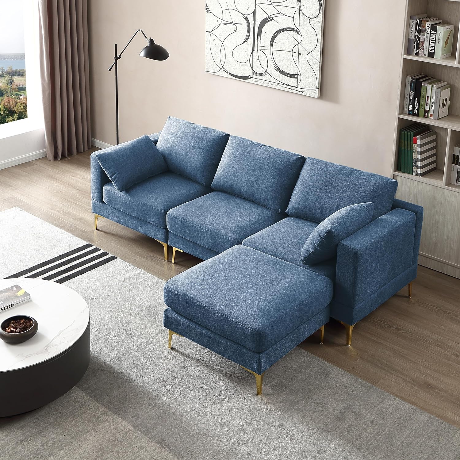 Eafurn Modular Sectional Reversible Chaise Lounge and