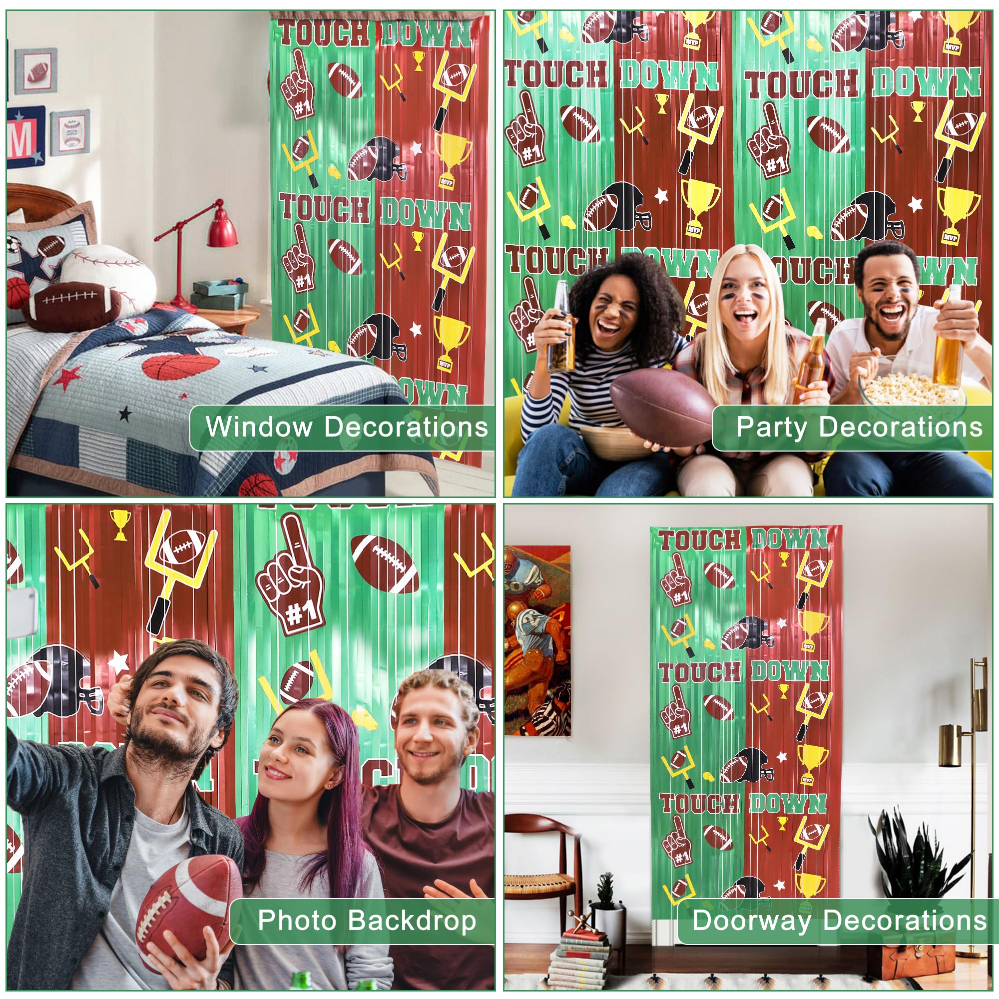 Tende da cibo stampabili per feste di calcio, decorazioni stampabili per il calcio, decorazioni per feste del Super Bowl, decorazioni per il calcio, decorazioni stampabili per il Super Bowl, digitali