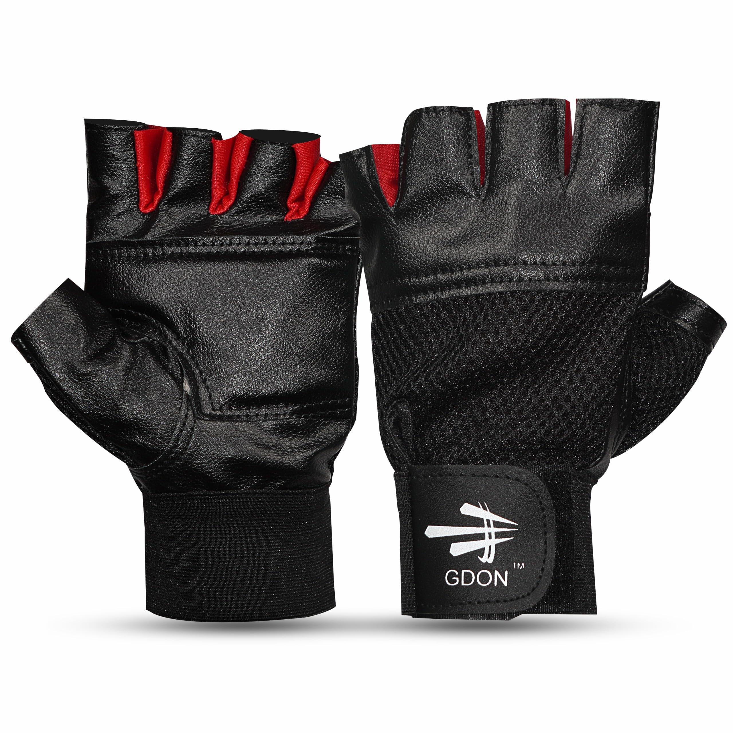 GDON Gym Gloves with Wrist Support for Weightlifting, Gym Workout, Training,Exercise,Cycling,Bike (Color Black)-image-34