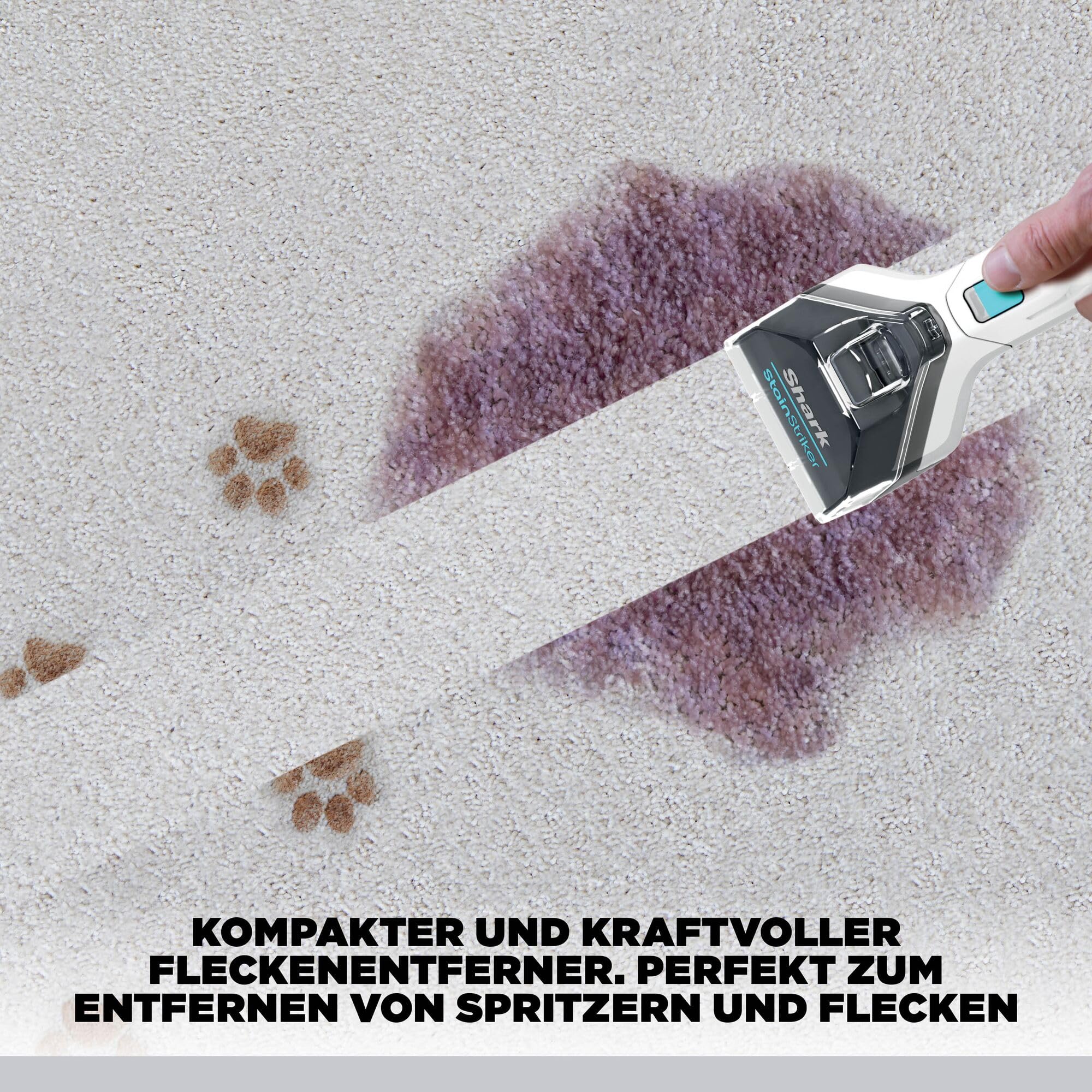 Besuche den Shark- Shark StainStriker Fleckenreiniger mit 5 Aufsätze inkl. Haustier-, Fugendüse & Schlauchreiniger, 2x speziell entwickelte Formeln gegen Flecken, Gerüche und Schmutz, leicht und tragbar, 450W PX200EUT in use
