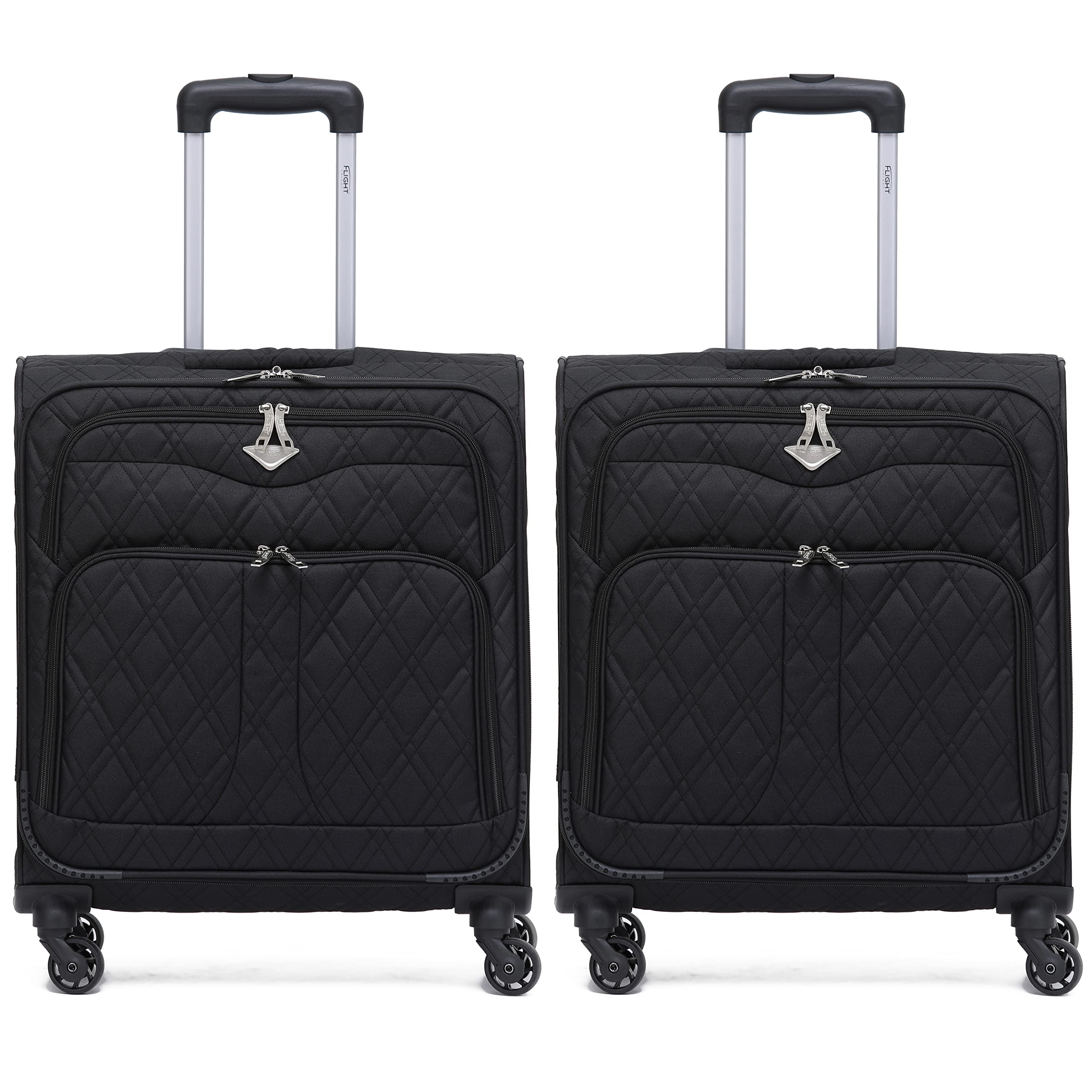 Flight Knight Lightweight 4 Wheel 800D Soft Case Suitcases Anti Crack Cabin & Hold Luggage Options Approved for Over 100 Airlines Including easyJet, BA & Many More! — view 31