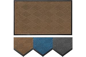 Anti-Dirty 3x4 Rugs, Brown Entrance Mat Floor Mat