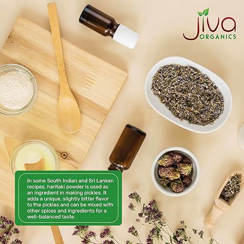 Miniatura 6 de Jiva Organics Haritaki orgánico en polvo 7 onzas  100% puro certificado USDA sin OMG